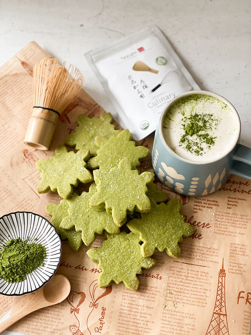Gluten Free Matcha Shortbread&nbsp;Cookies
