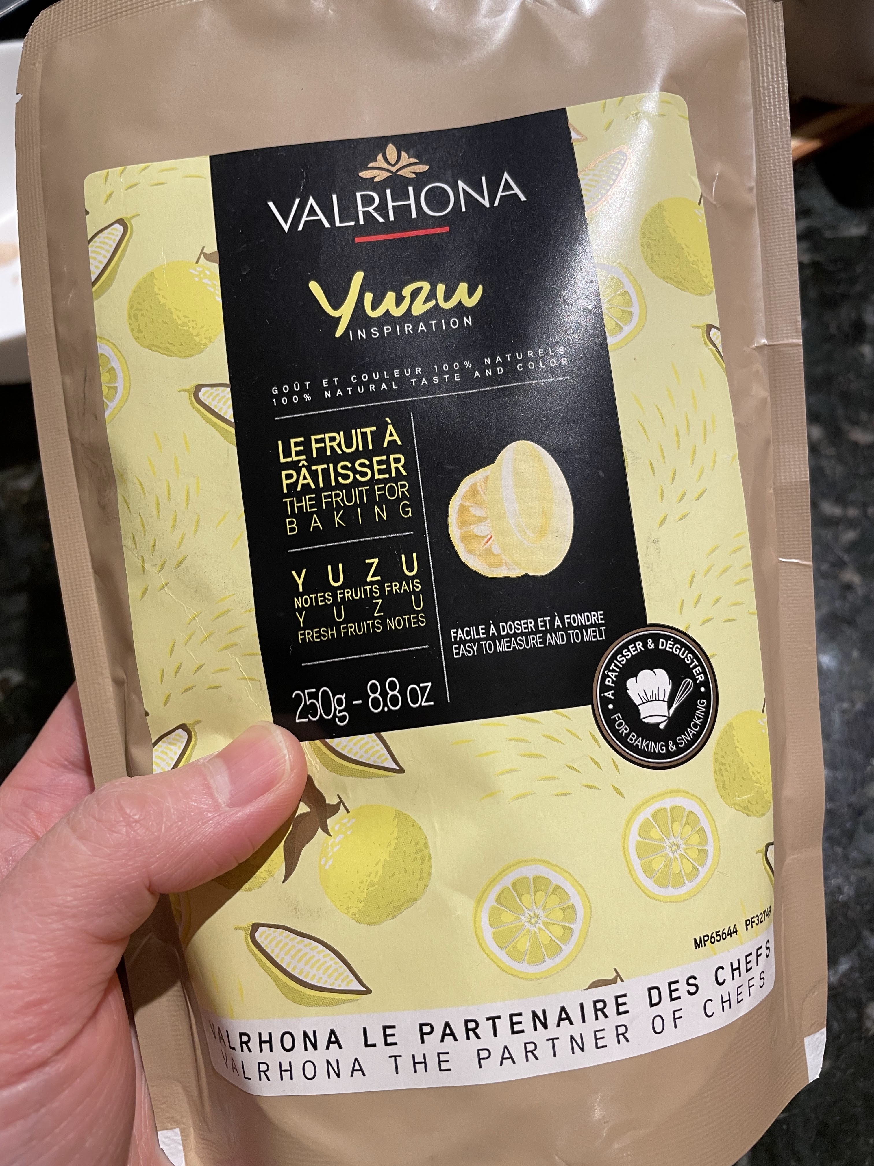 Valrhona Yuzu inspiration