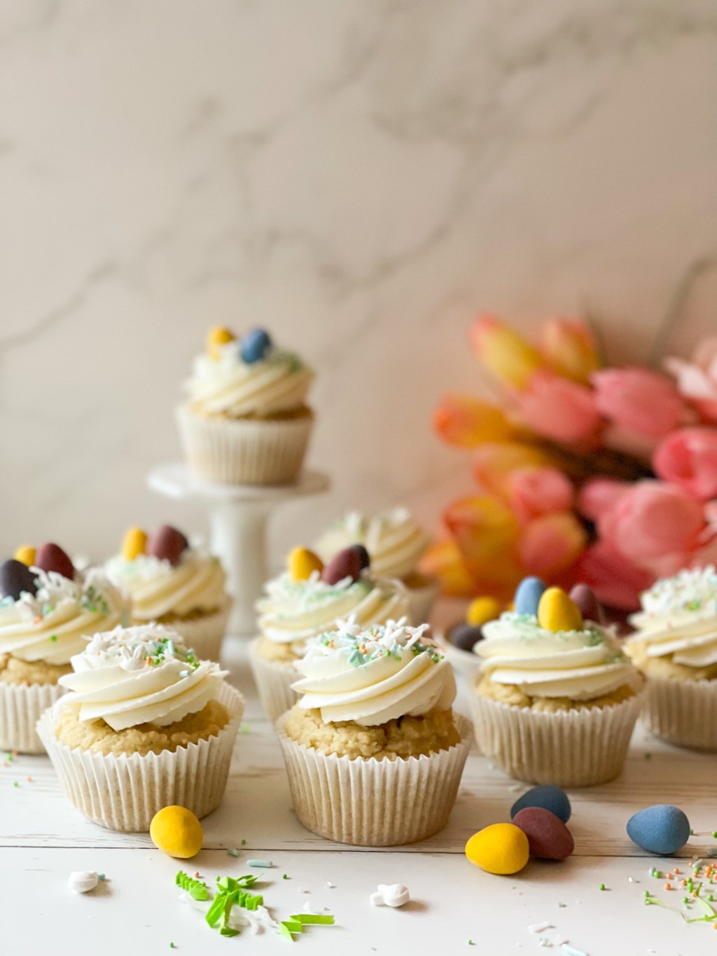 Gluten Free Coconut Cupcakes with Coconut Swiss Meringue&nbsp;Buttercream