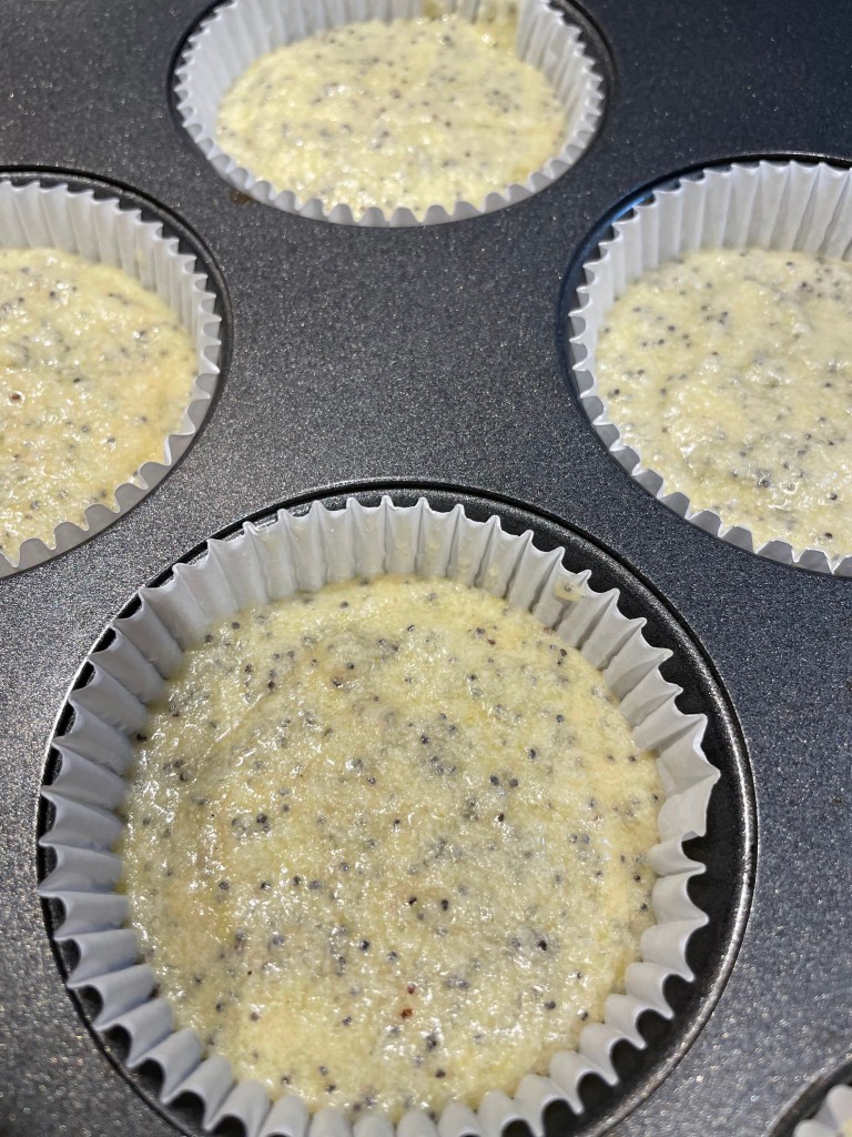 Gluten Free Lemon Poppy Seed Cupcakes