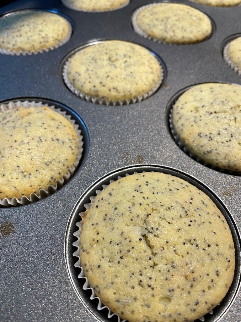 Gluten Free Lemon Poppy Seed Cupcakes