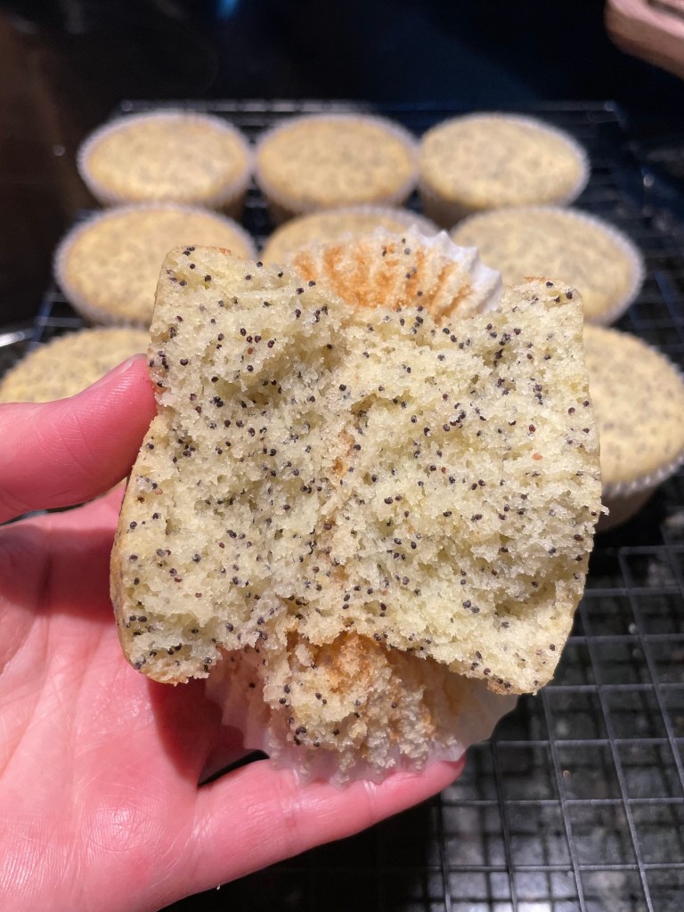 Gluten Free Lemon Poppy Seed Cupcakes