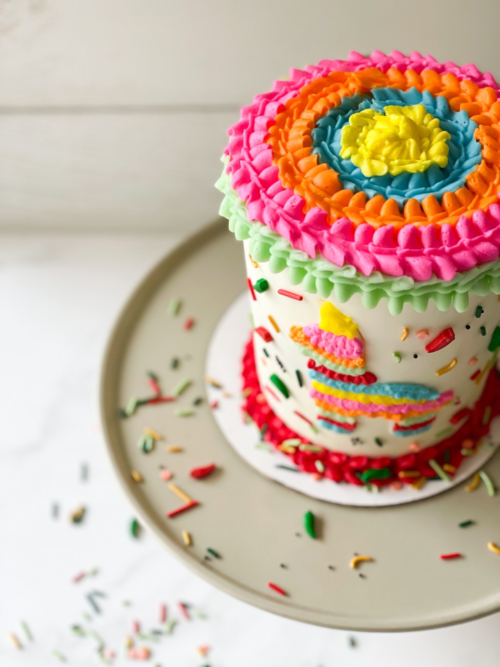 Gluten Free Mexican Chocolate Pinata&nbsp;Cake