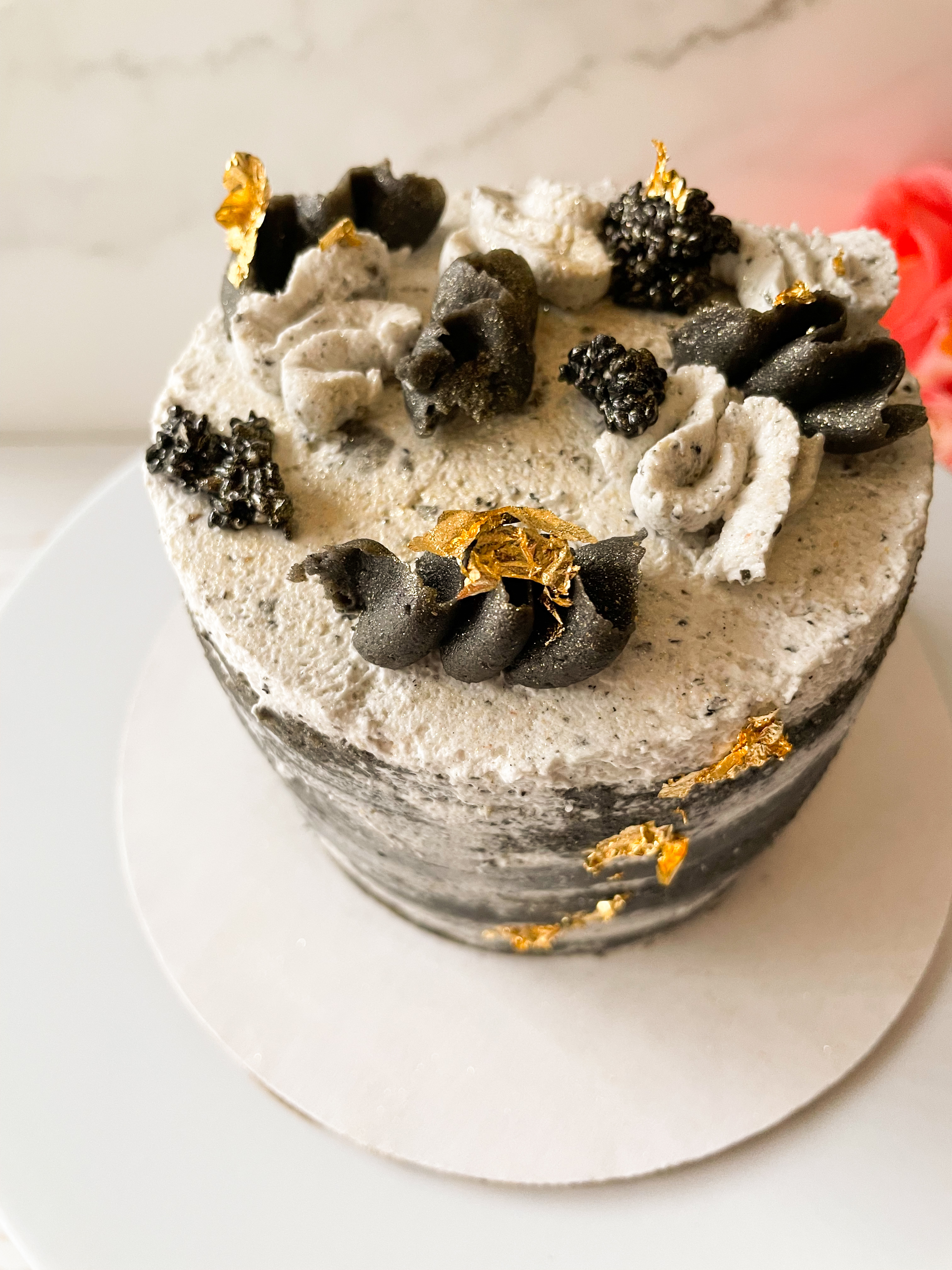 Gluten Free Black Sesame Mini Cake