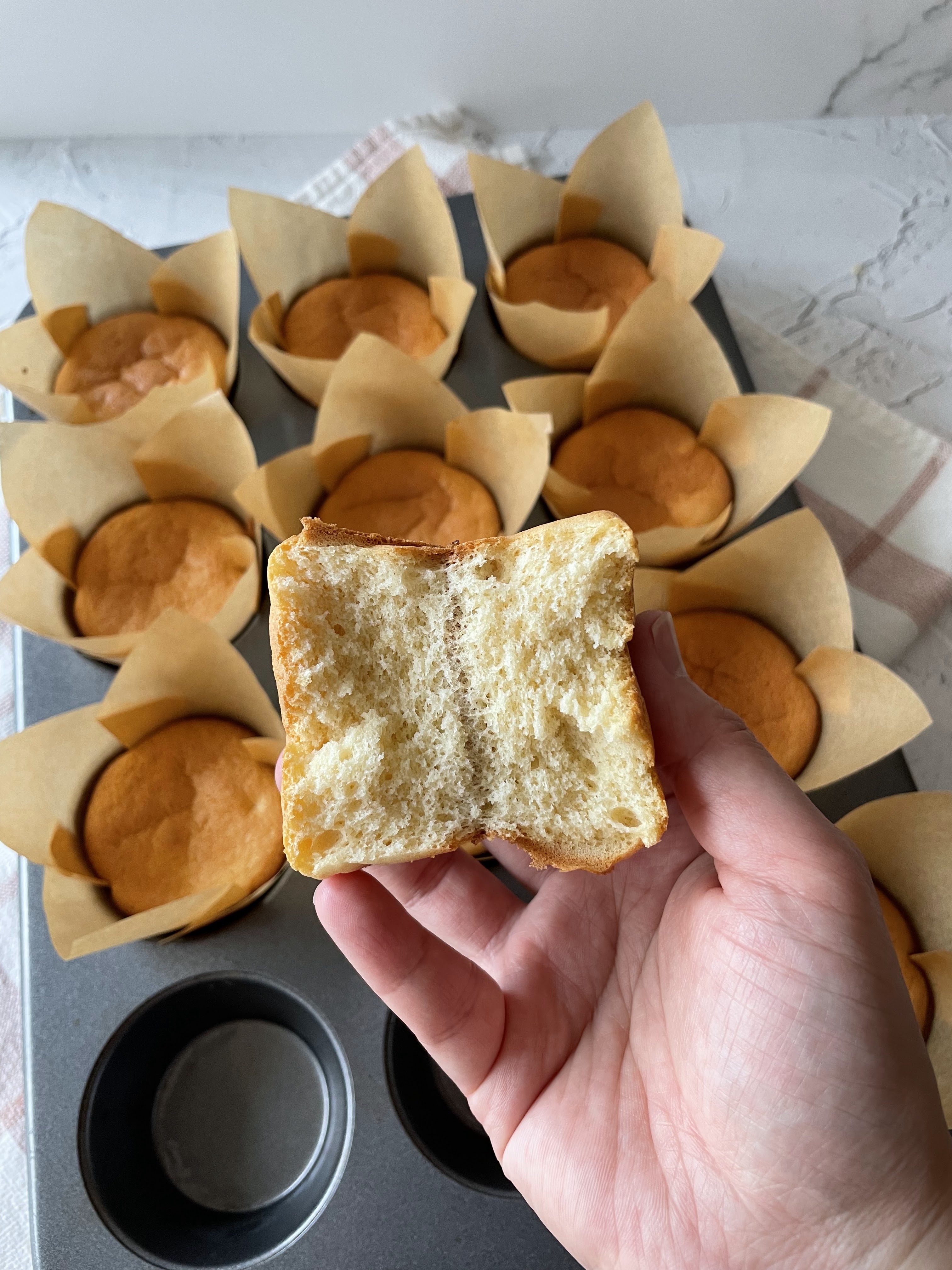 Milk Tea Mochi Muffins
