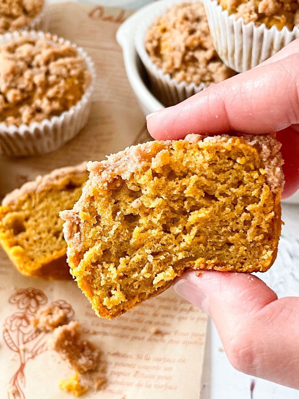 Gluten Free Sweet Potato Muffins with Crumb&nbsp;Topping