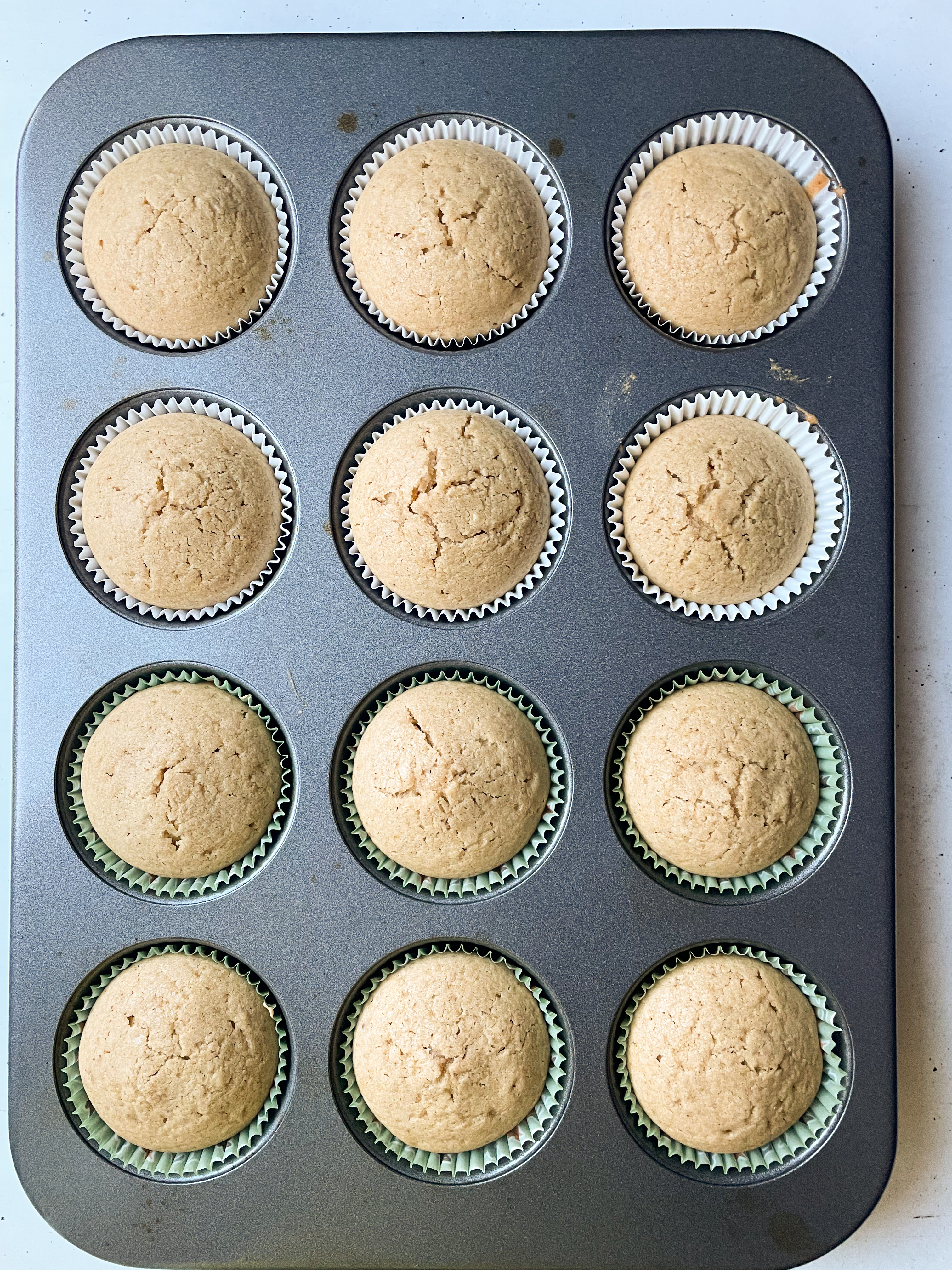 Gluten free chai cupcakes after bake