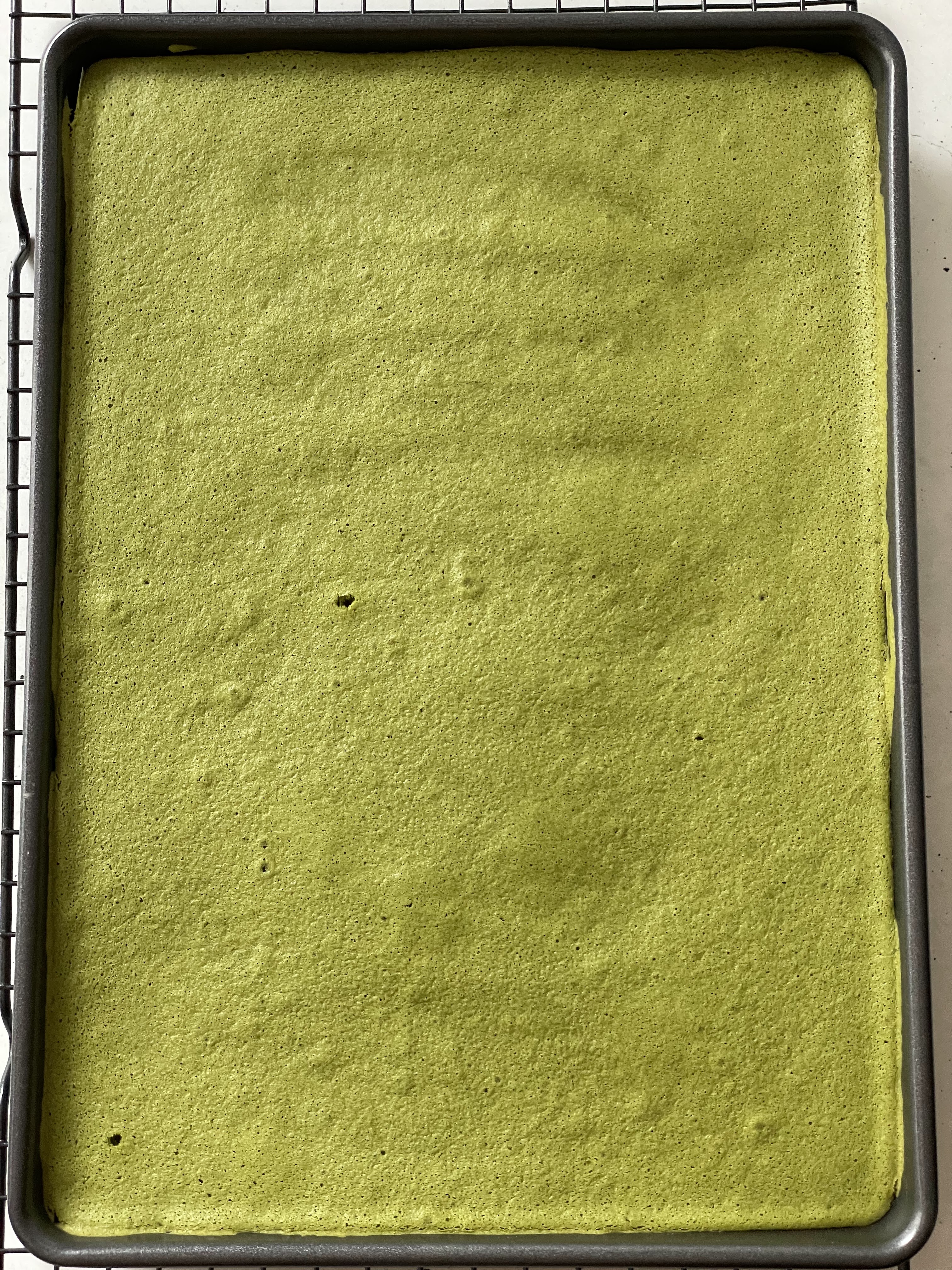 After bake - matcha chiffon gluten free
