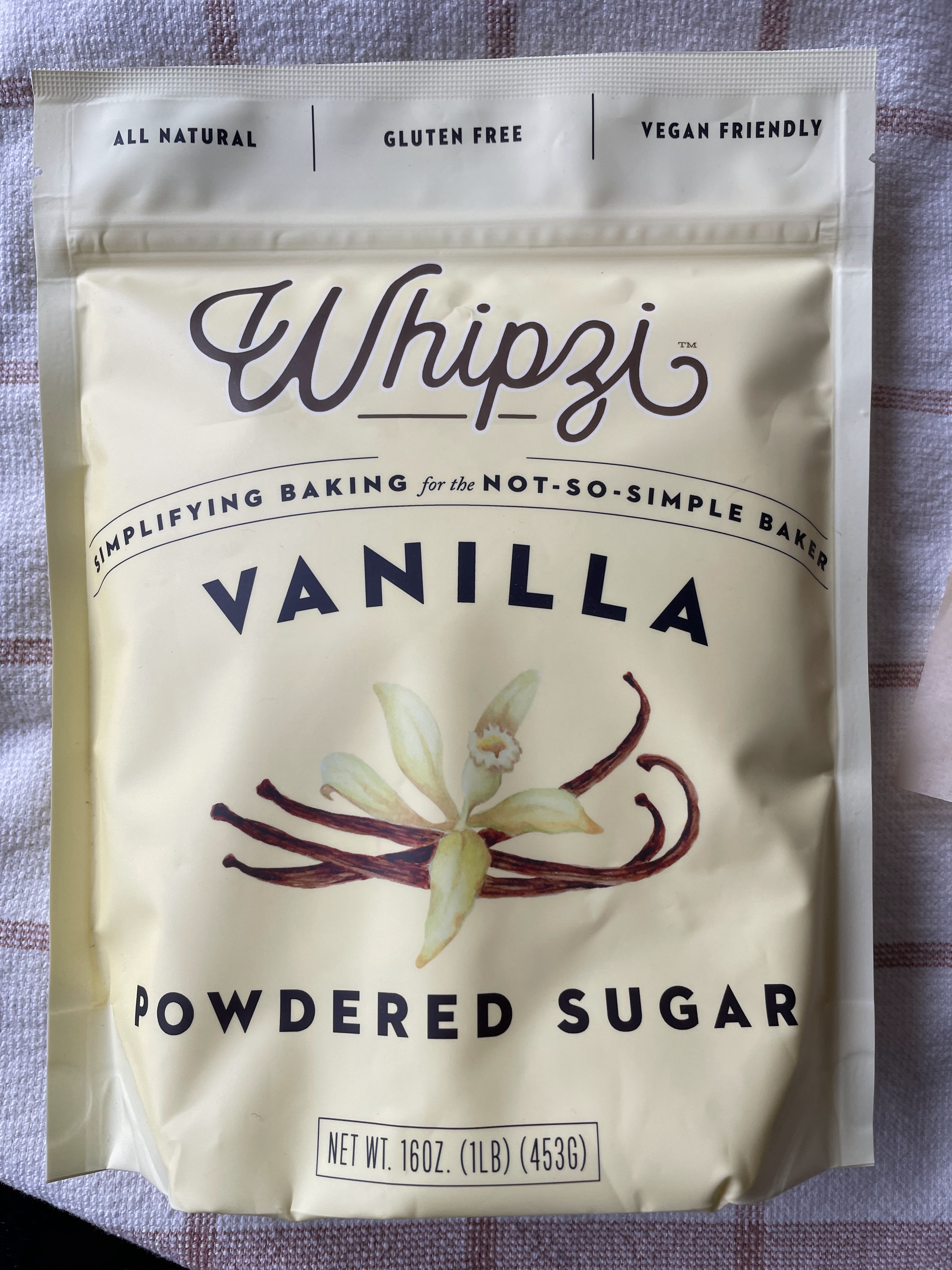 Whipzi Vanilla Powdered Sugar