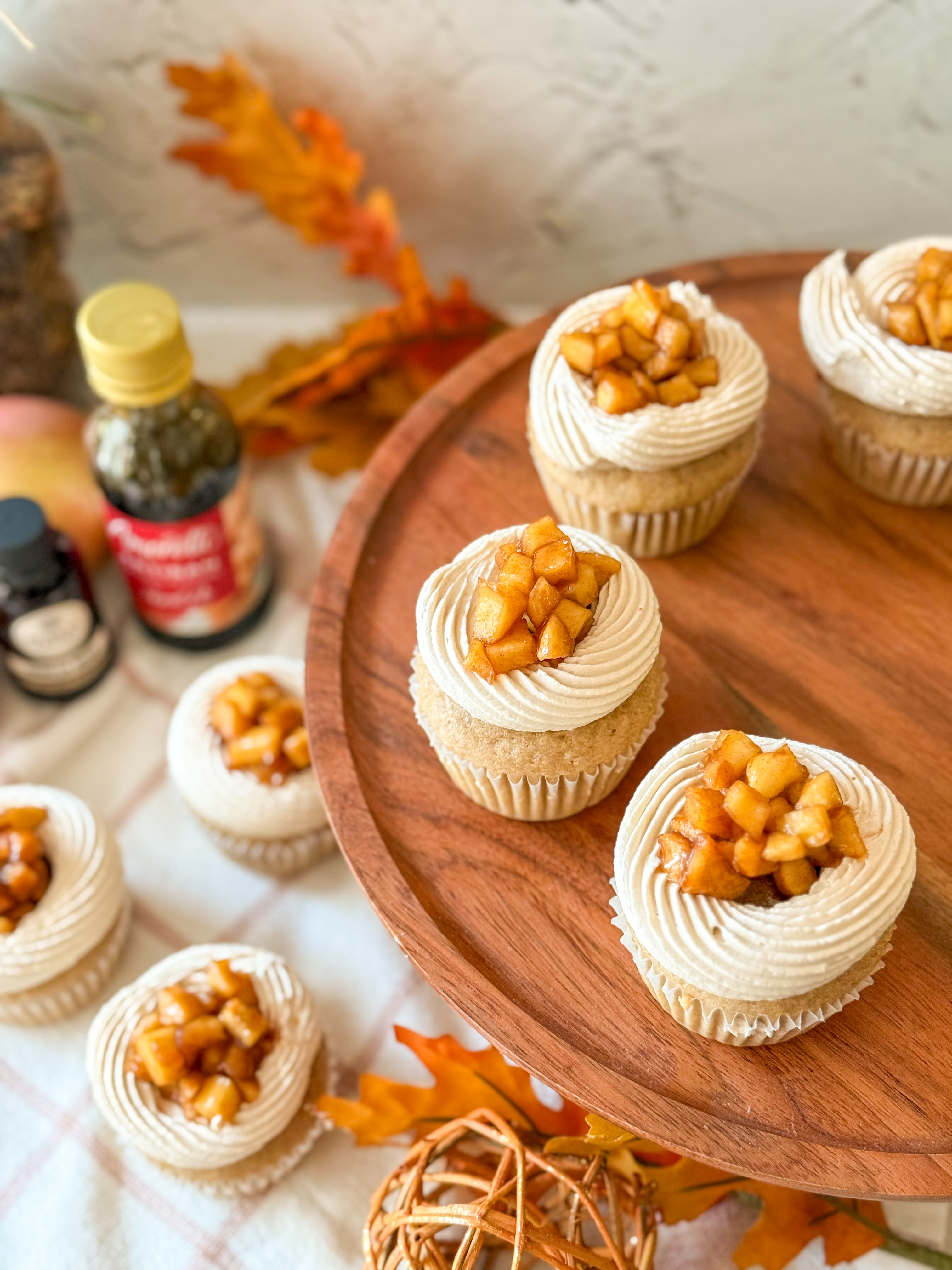 Gluten Free Apple Pie Cupcakes