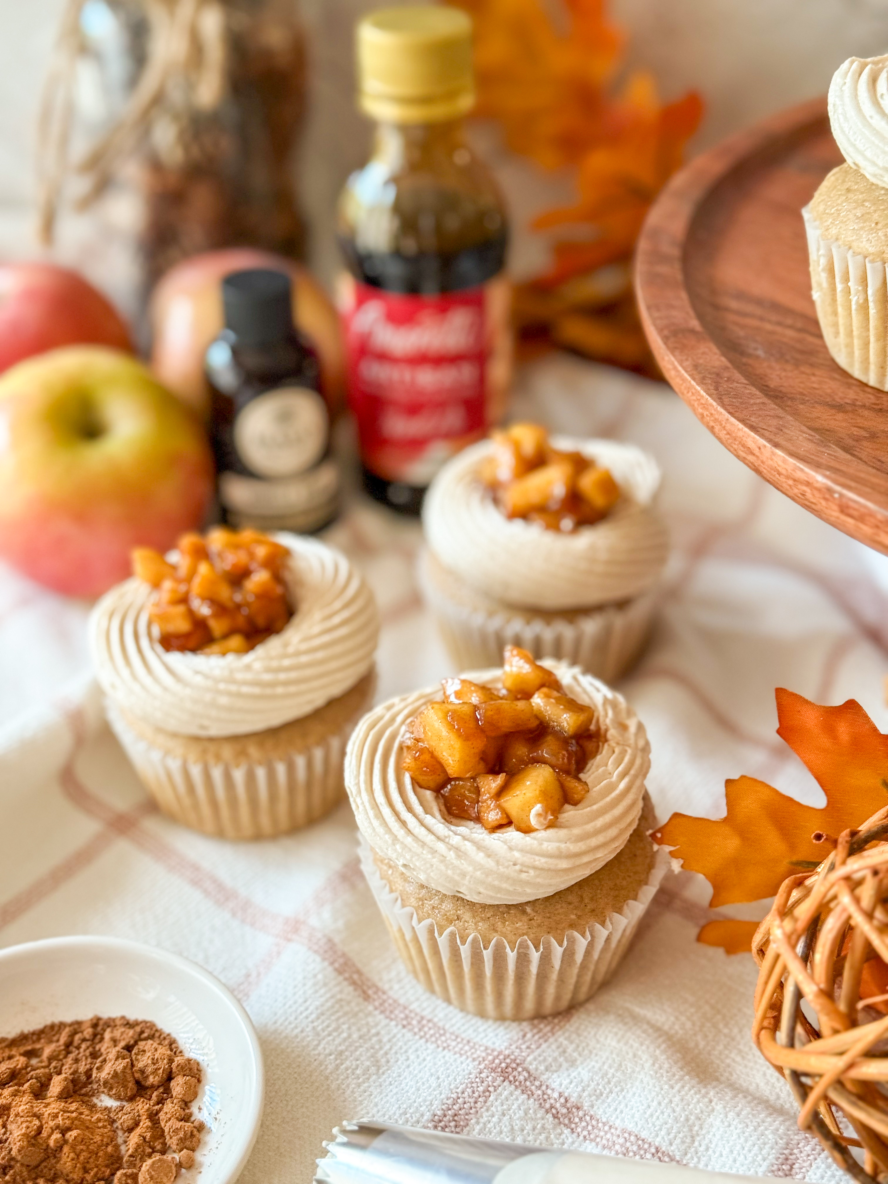 Gluten Free Apple Pie Cupcakes