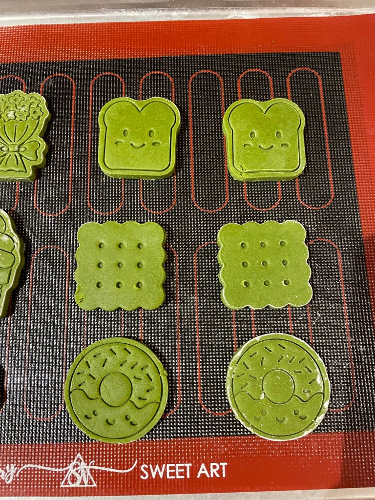 Matcha shortbread cookies gluten free