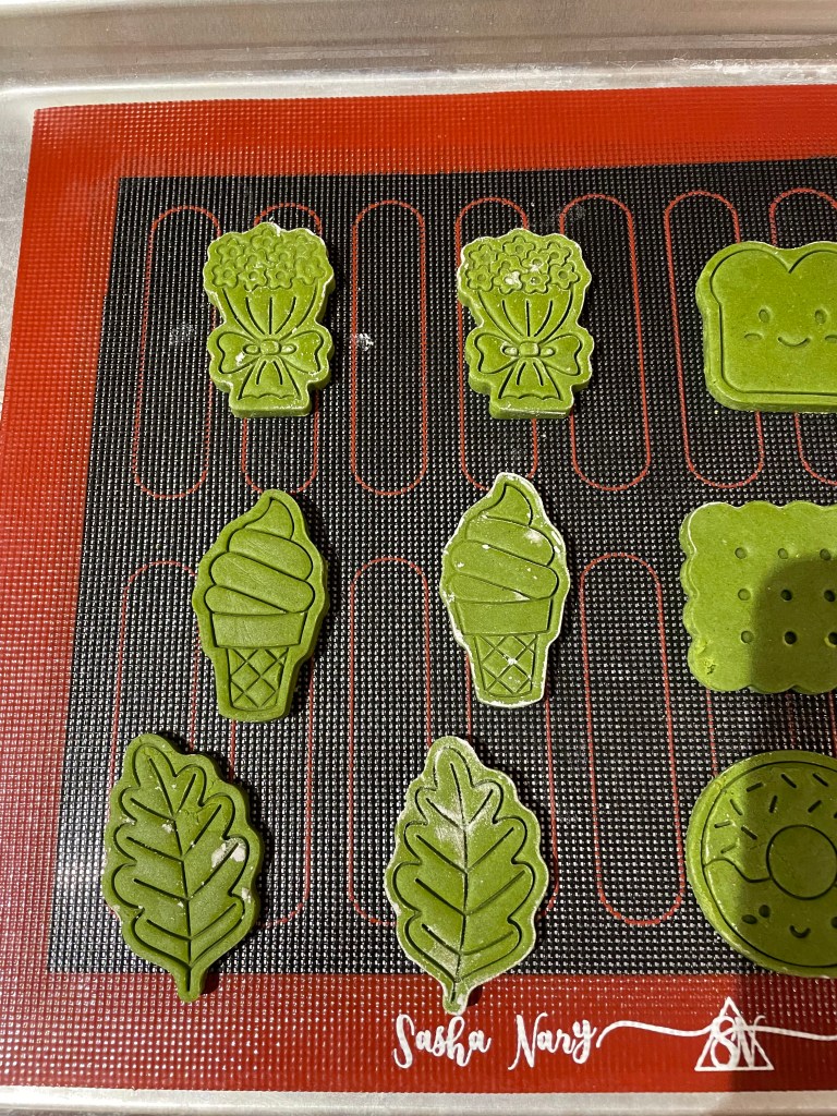 Matcha shortbread cookies gluten free