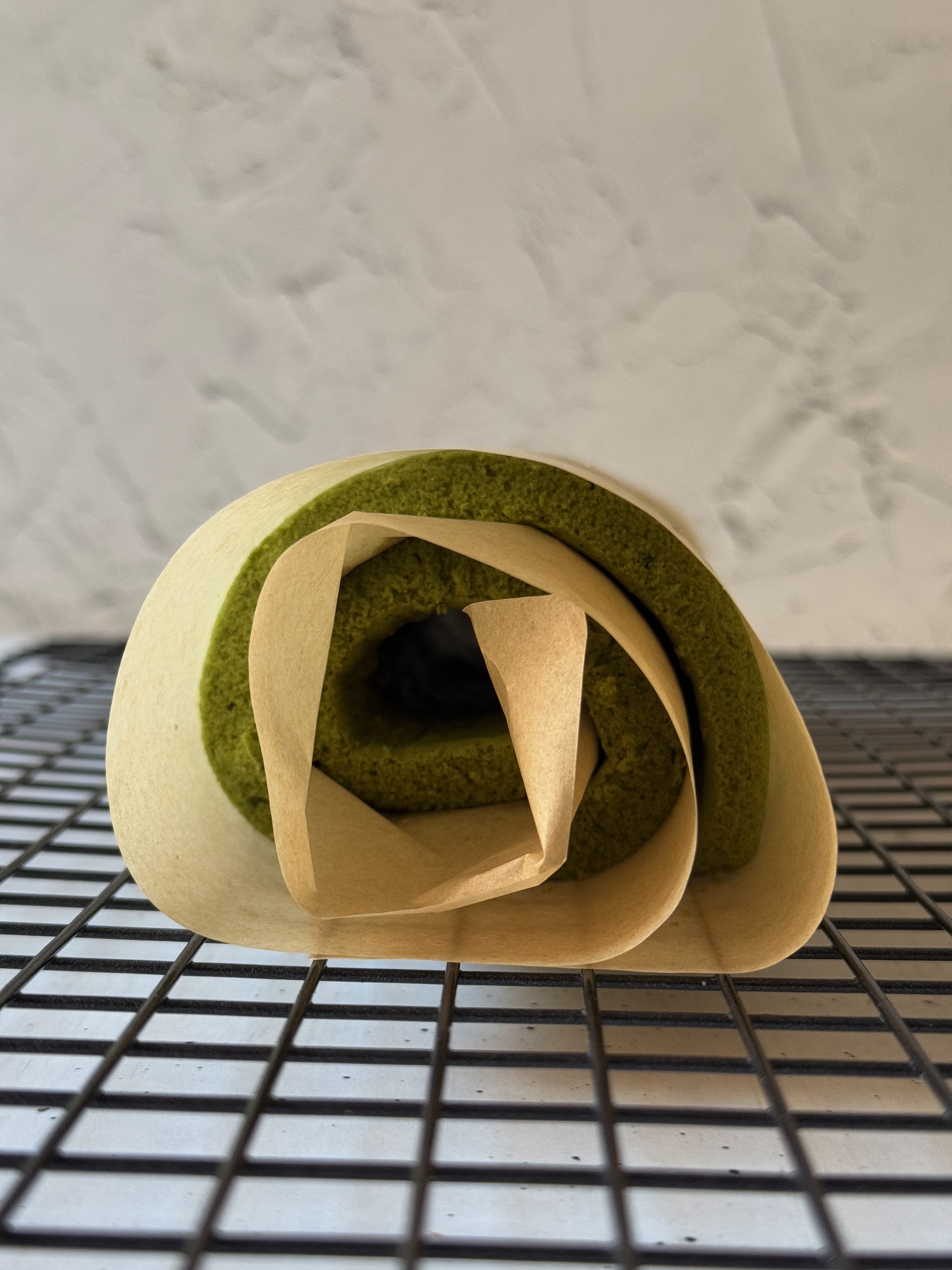 Gluten Free Matcha chiffon roll