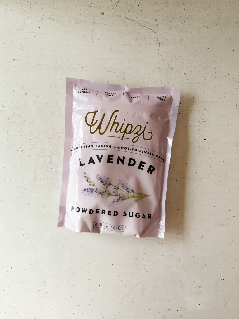 Whupzi lavender powdered sugar