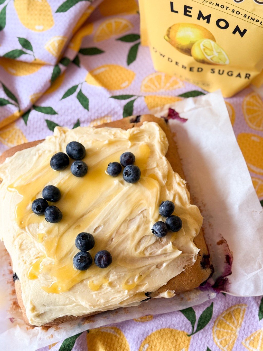 Gluten Free Lemon Blueberry Poppyseed&nbsp;Cake