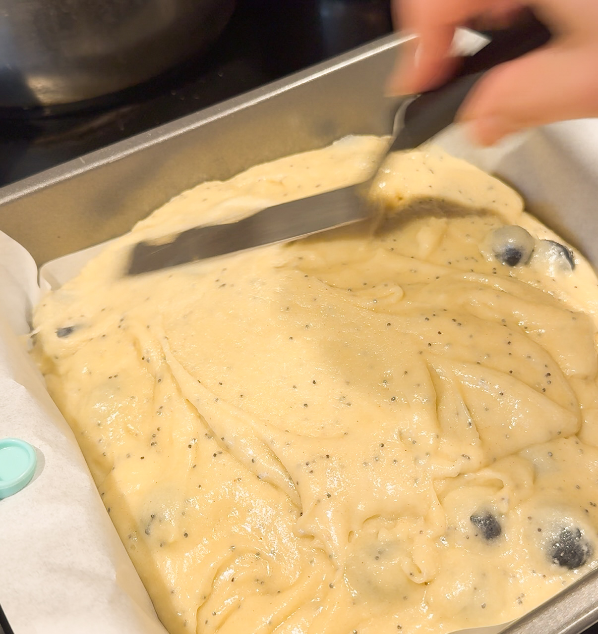 Gluten Free Lemon Blueberry Poppyseed Cake