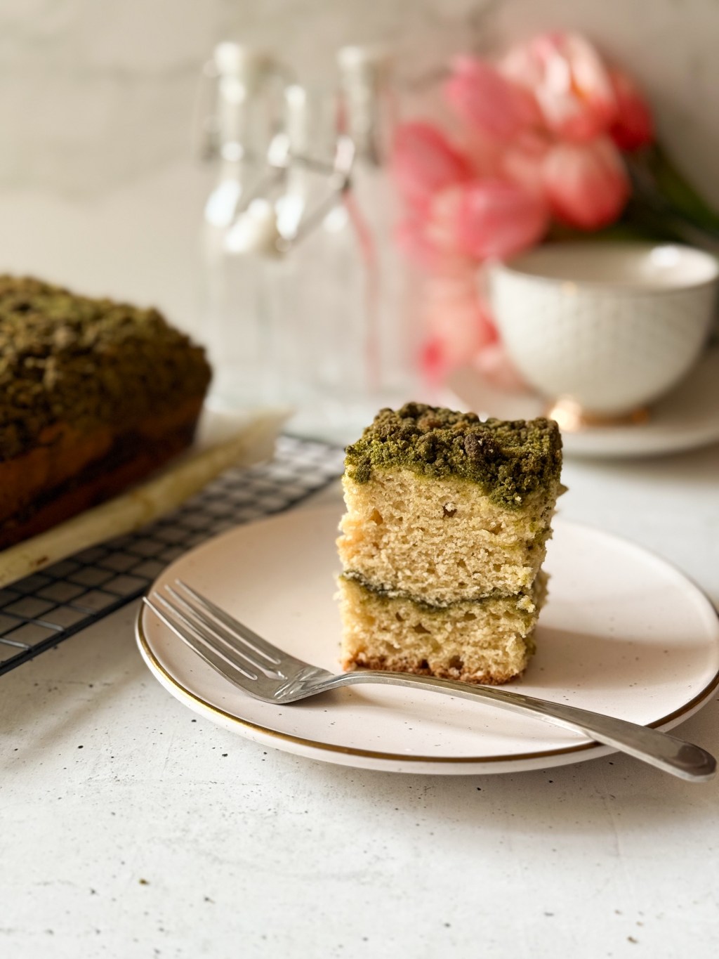 Gluten Free Matcha Coffee&nbsp;Cake