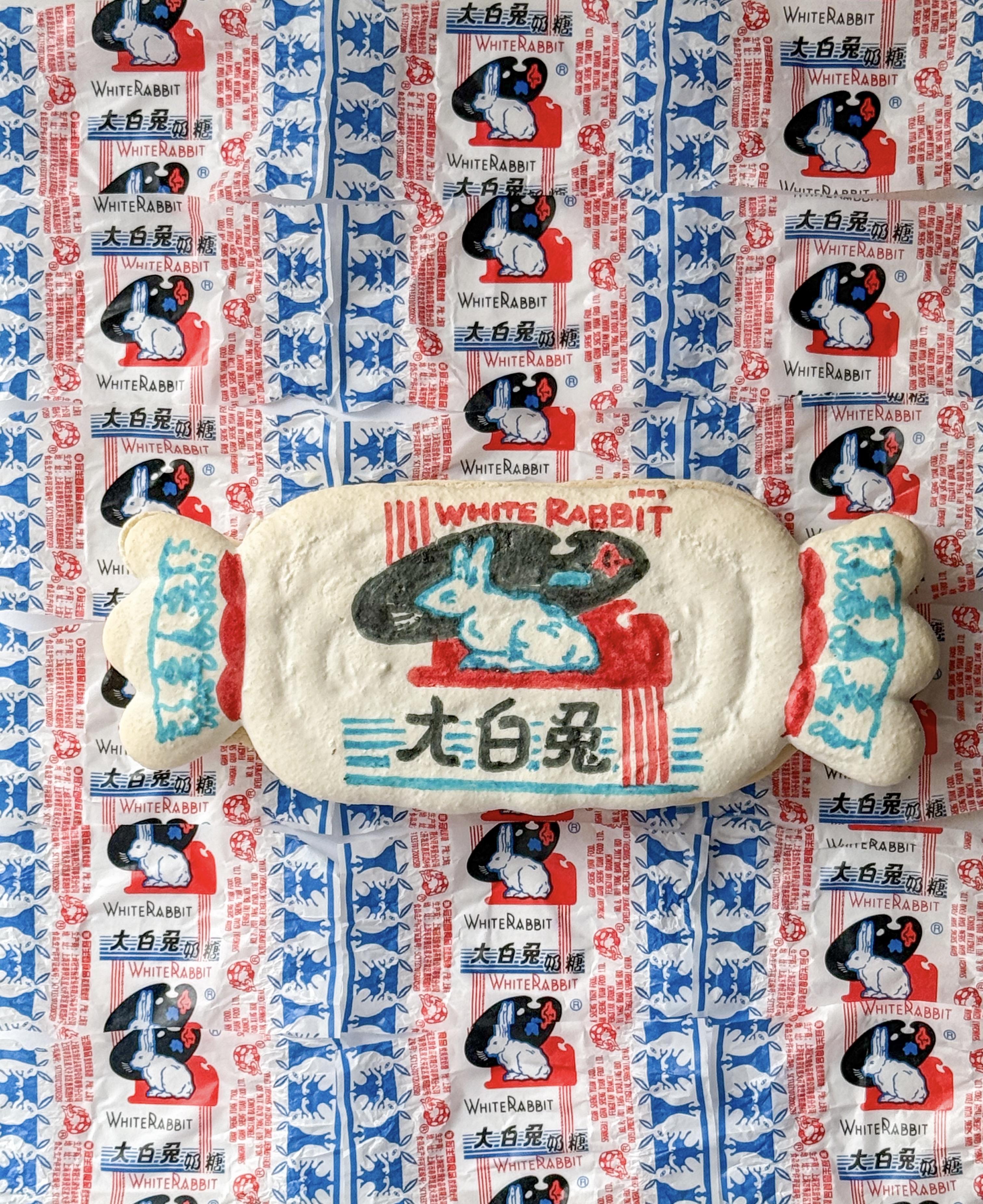 White Rabbit Candy Macarons