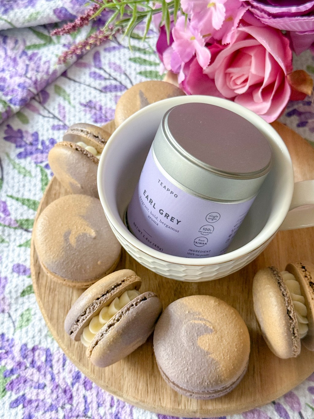 Earl Grey Macarons
