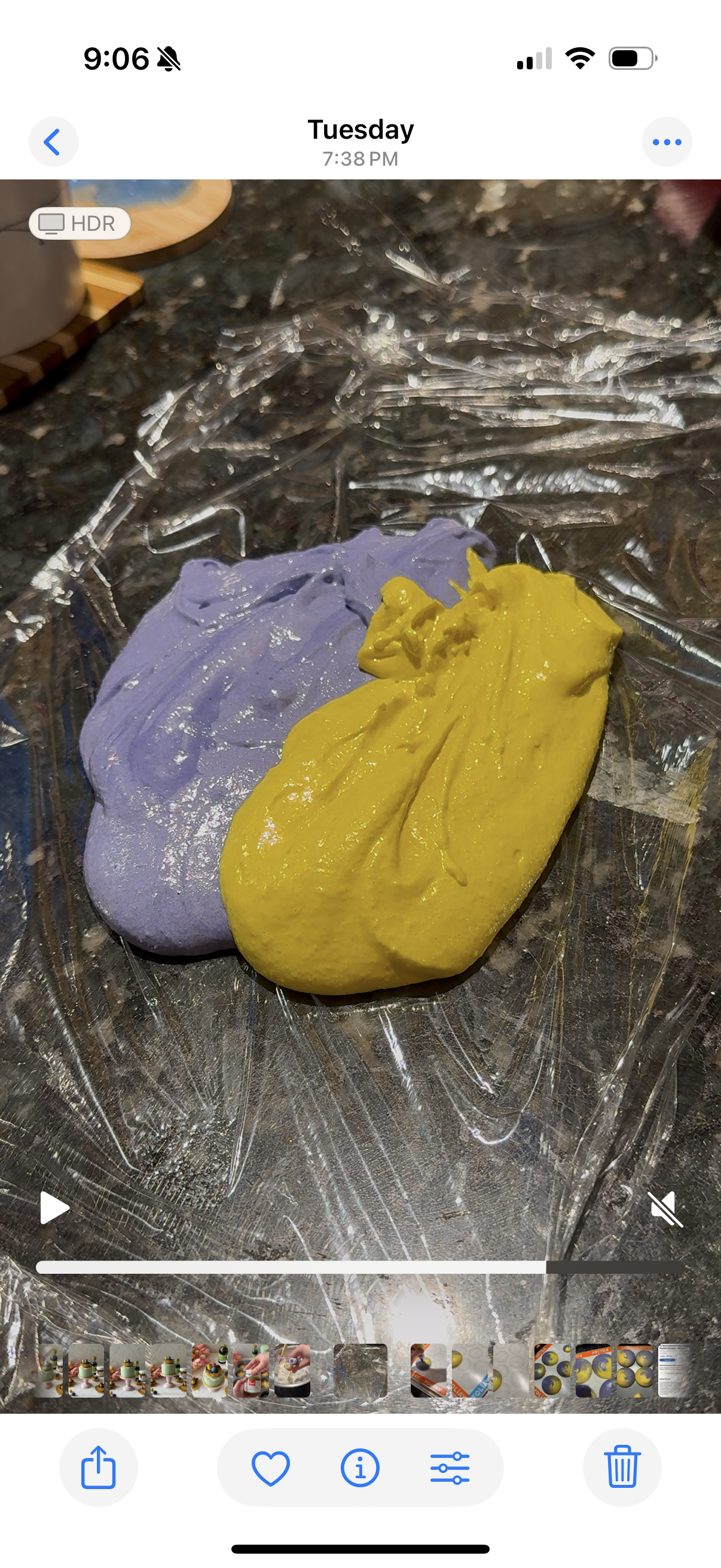 Yellow & Purple Batter