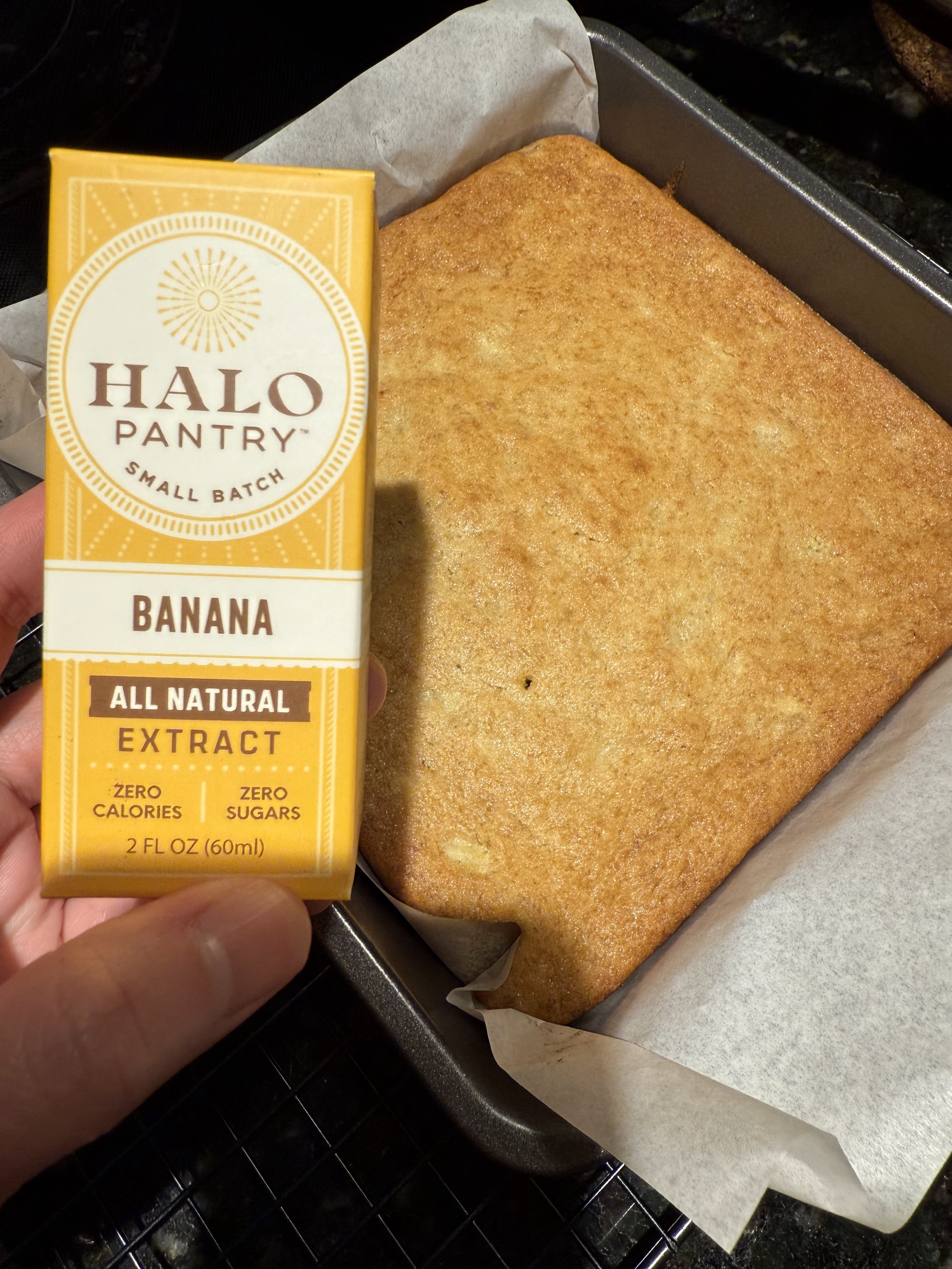Gluten Free Banana Mochi Cake