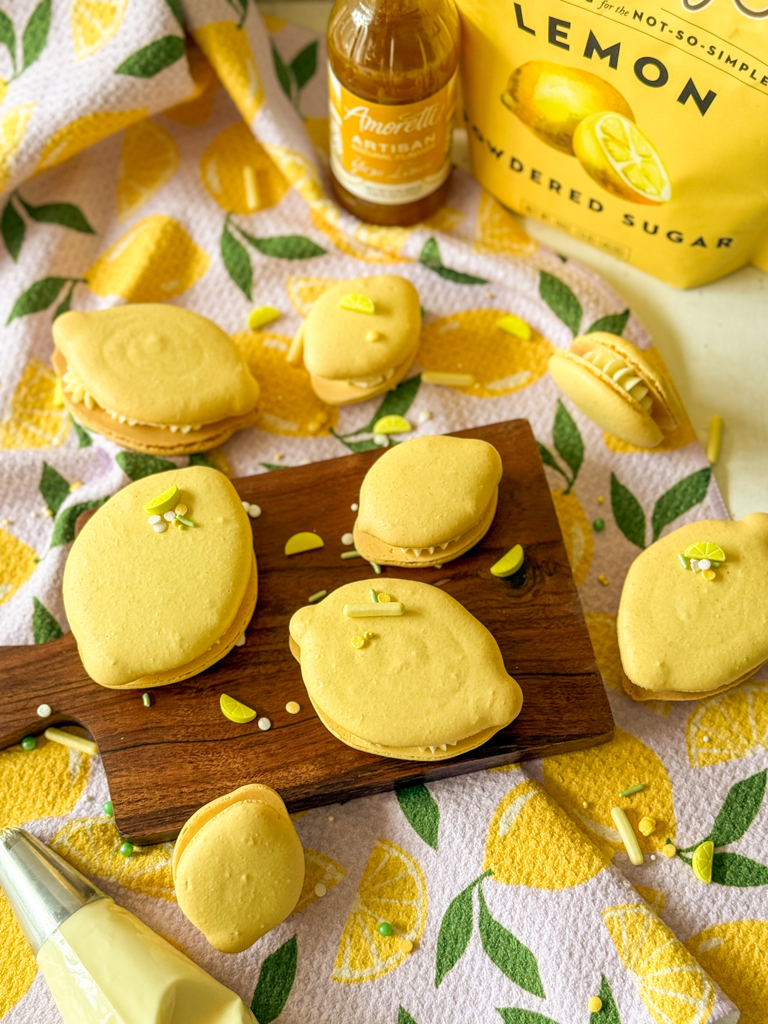 Yuzu Lemon Macarons