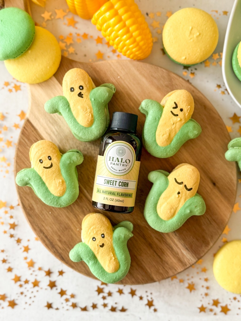 Sweet Corn Macarons