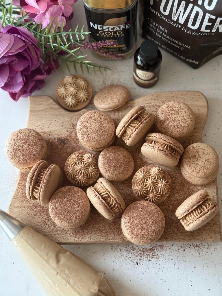 Vietnamese Coffee Tiramisu Macarons