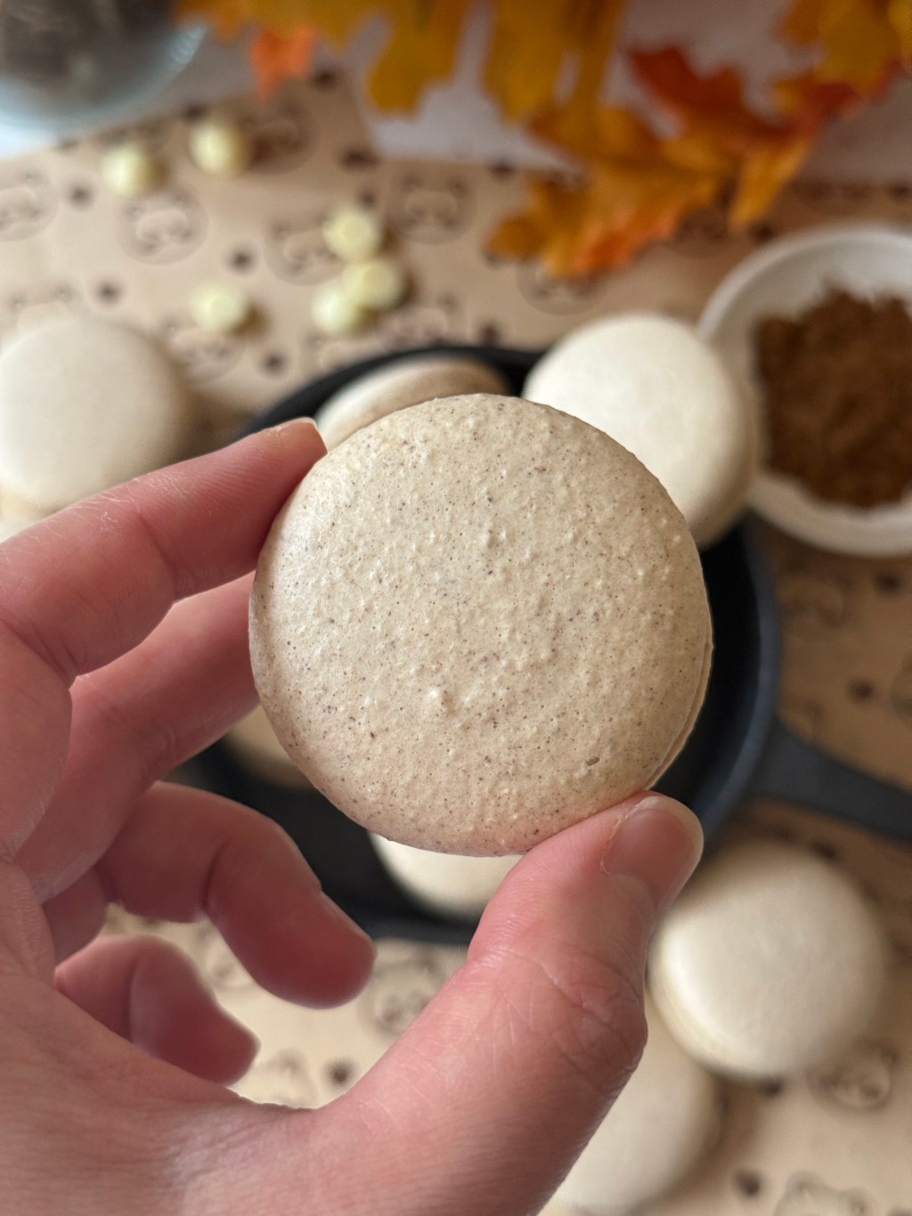 Chinese Five Spice Salted Caramel Ganache&nbsp;Macarons