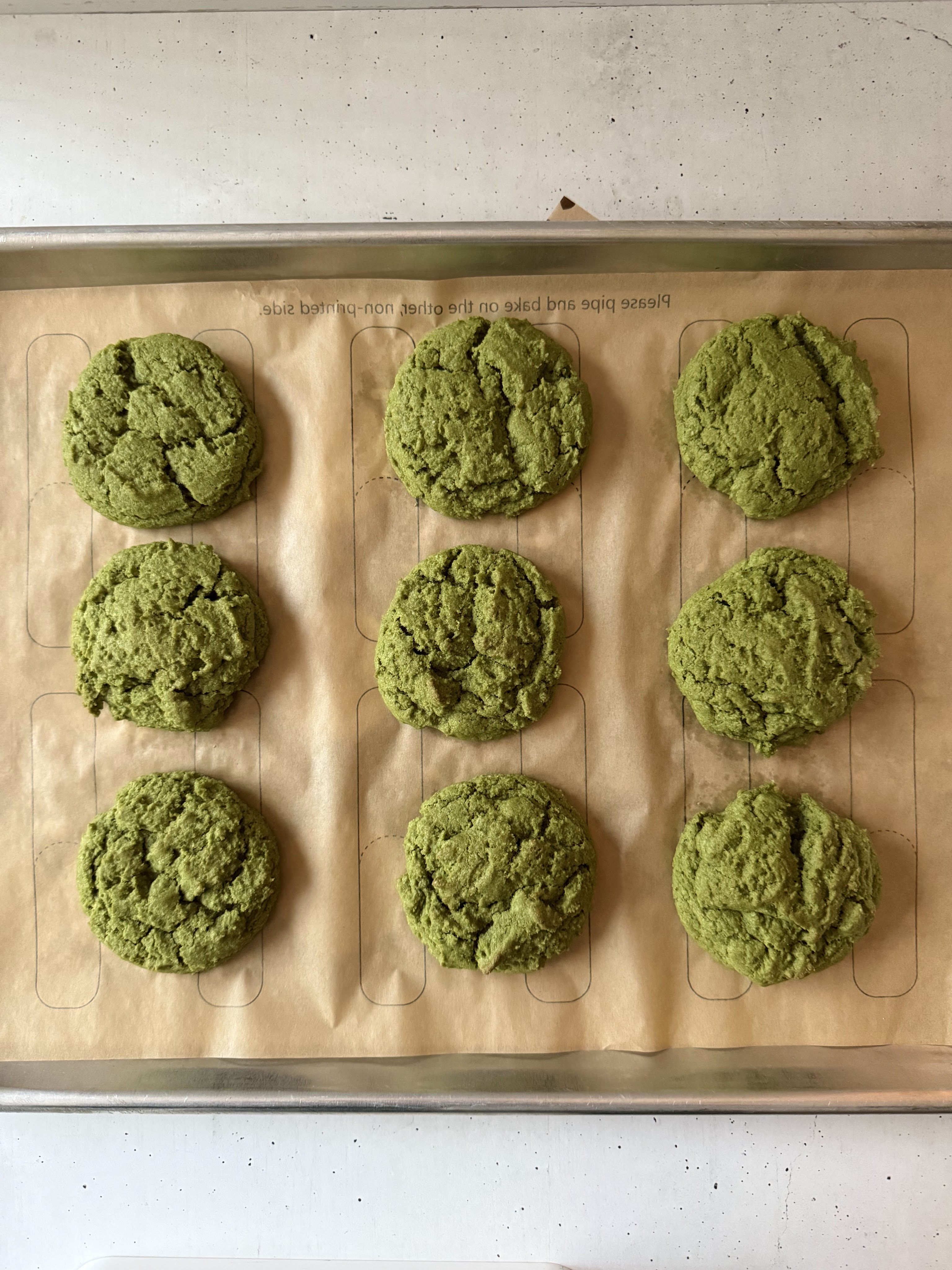 Gluten Free Matcha Latte Cookies 