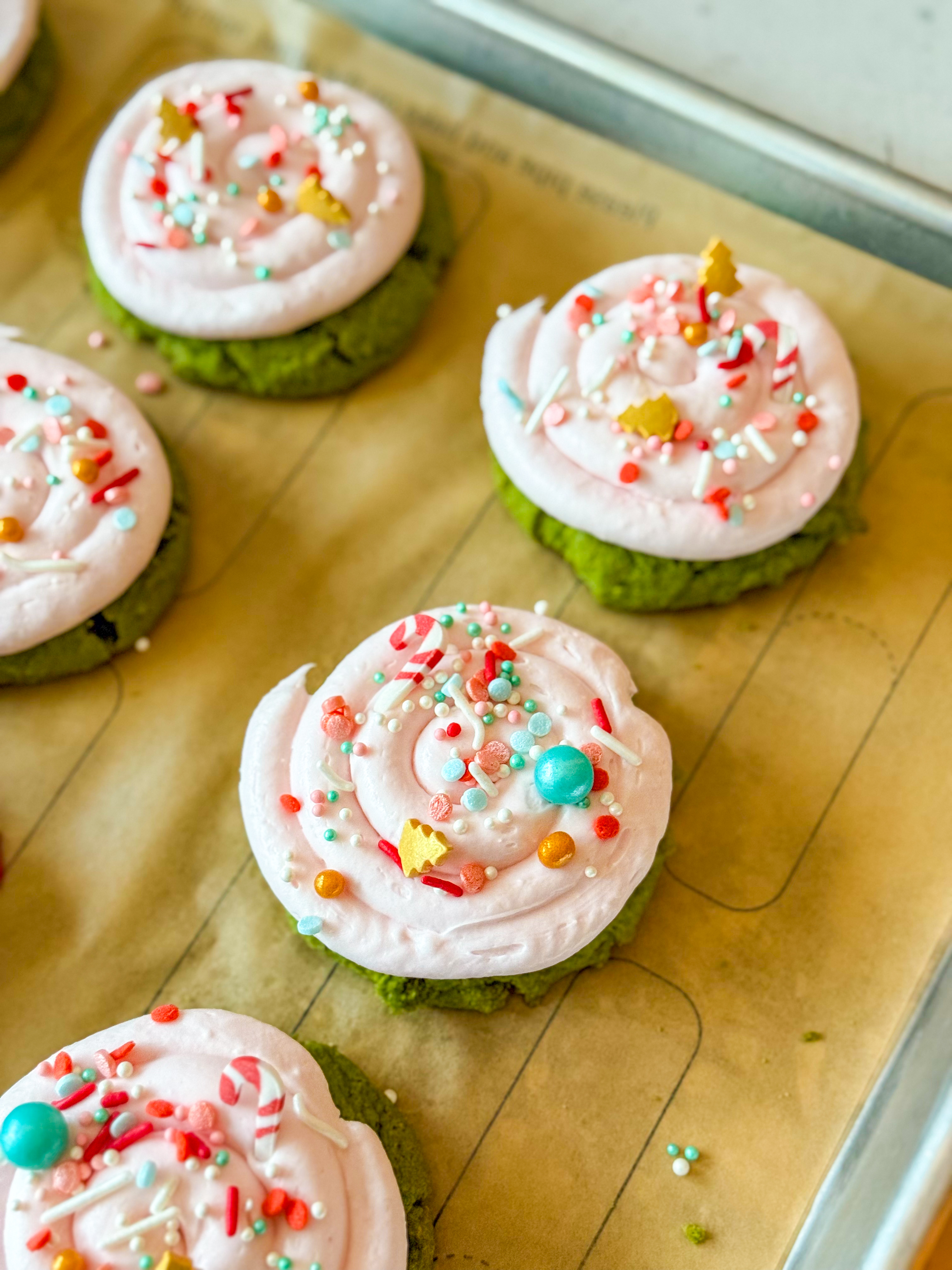 Gluten Free Matcha Latte Cookies