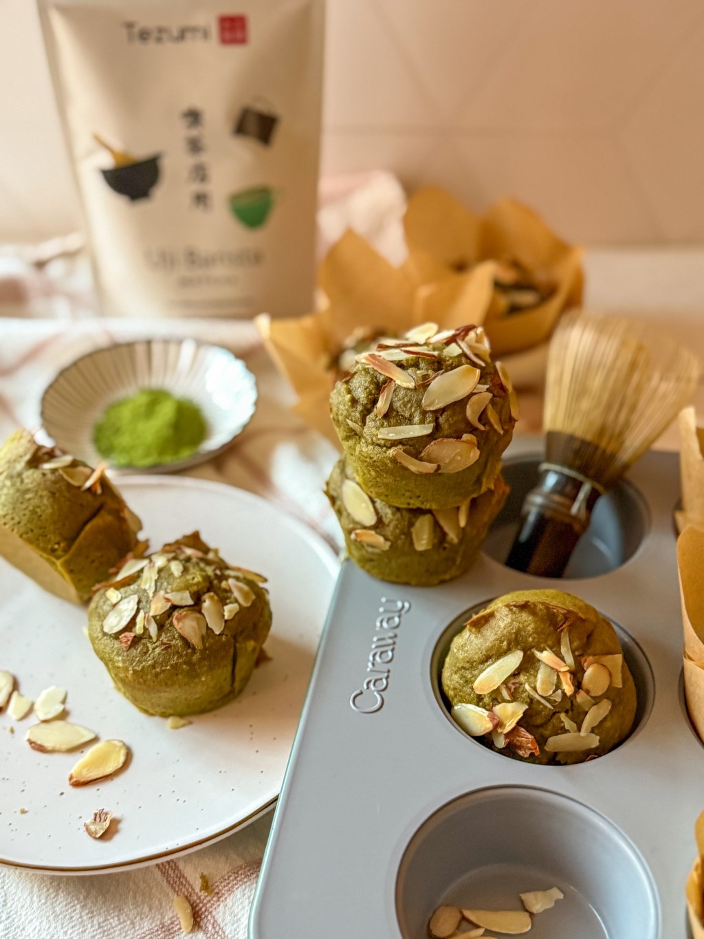 Gluten Free Matcha&nbsp;Muffins