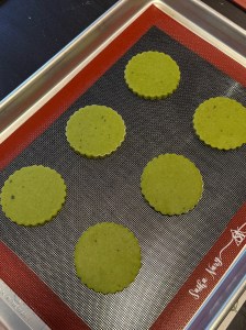 Matcha Shortbread Cookies