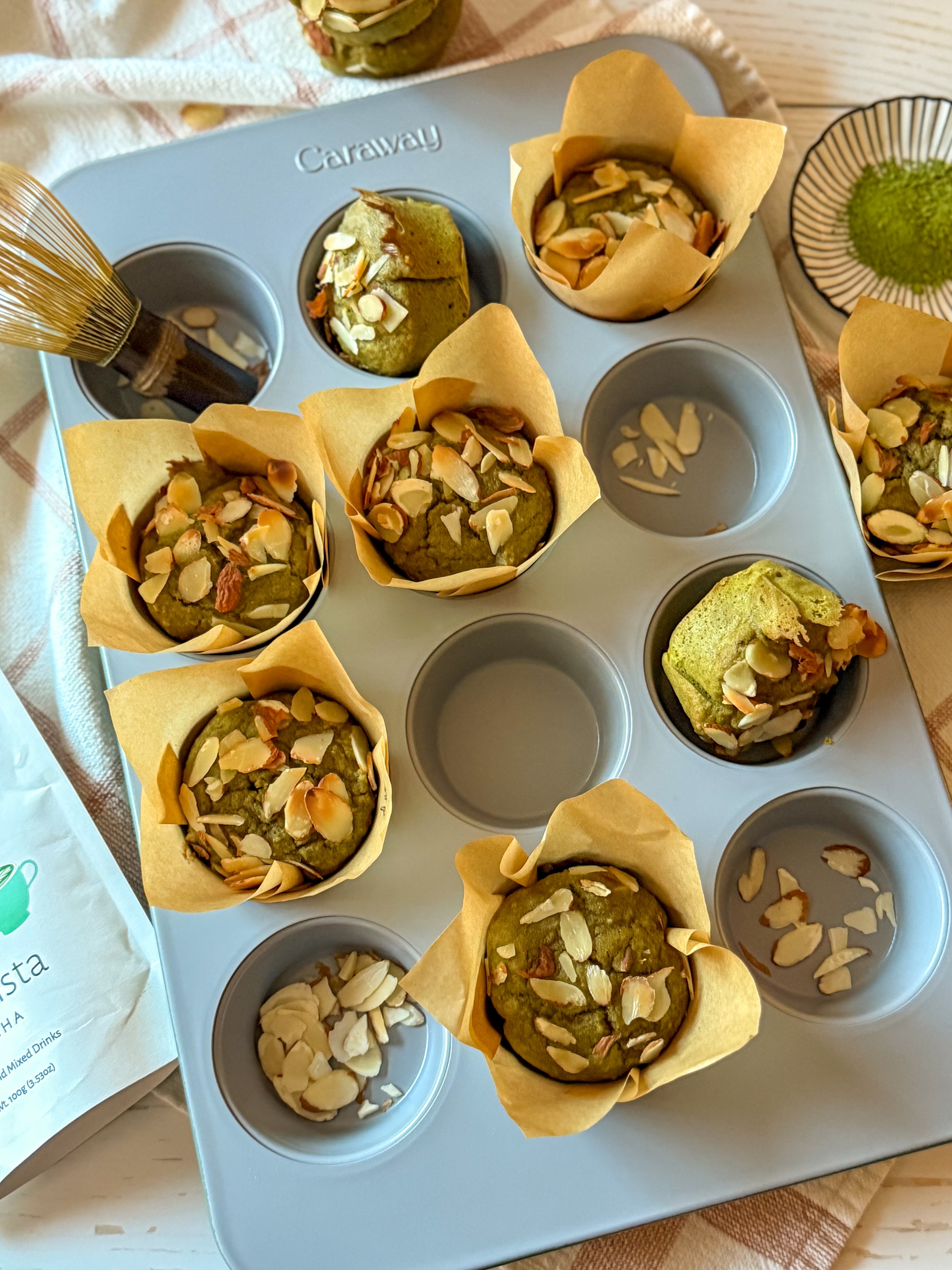 Gluten Free Matcha Muffins