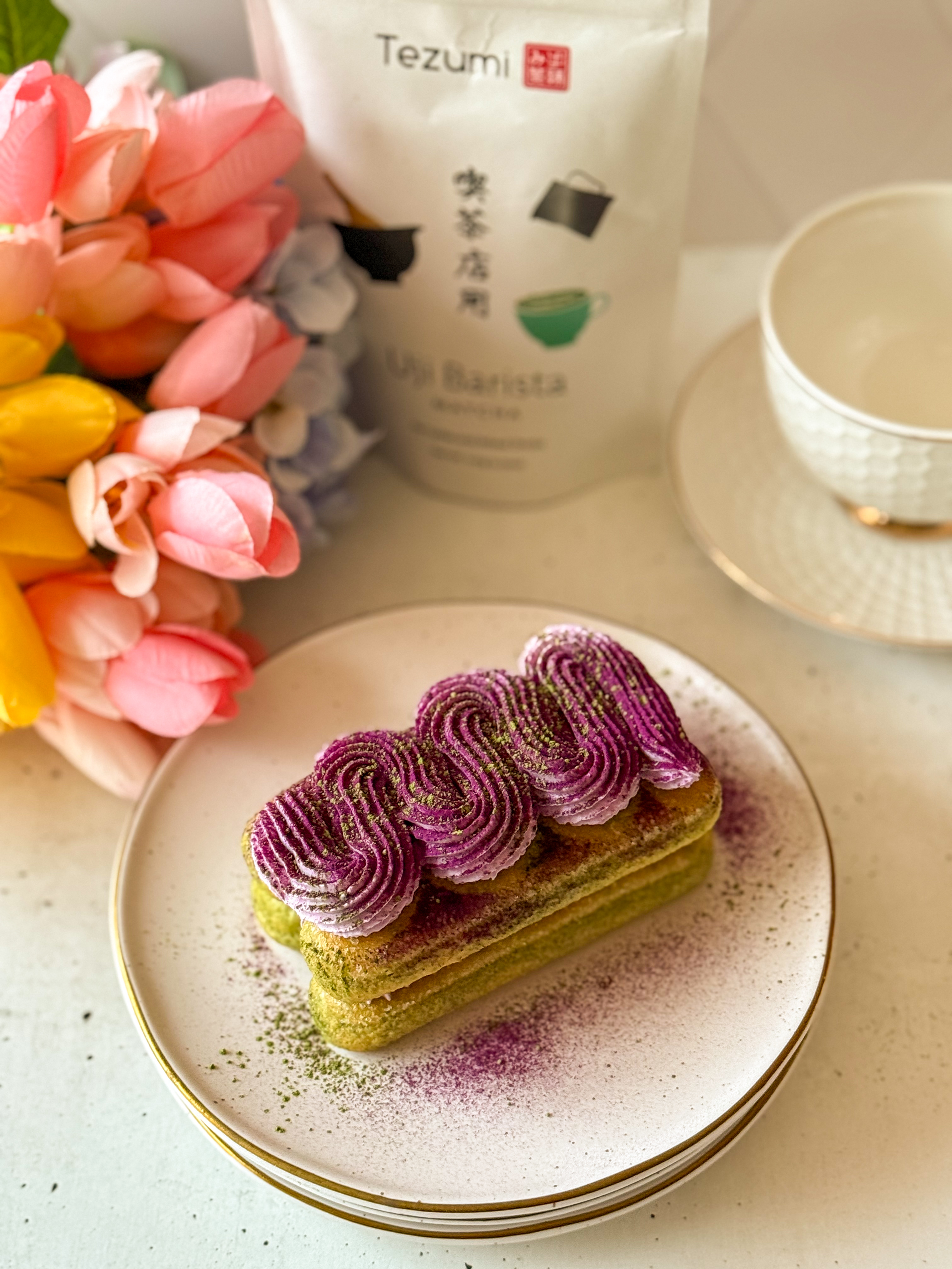 Ube Matcha Tiramisu