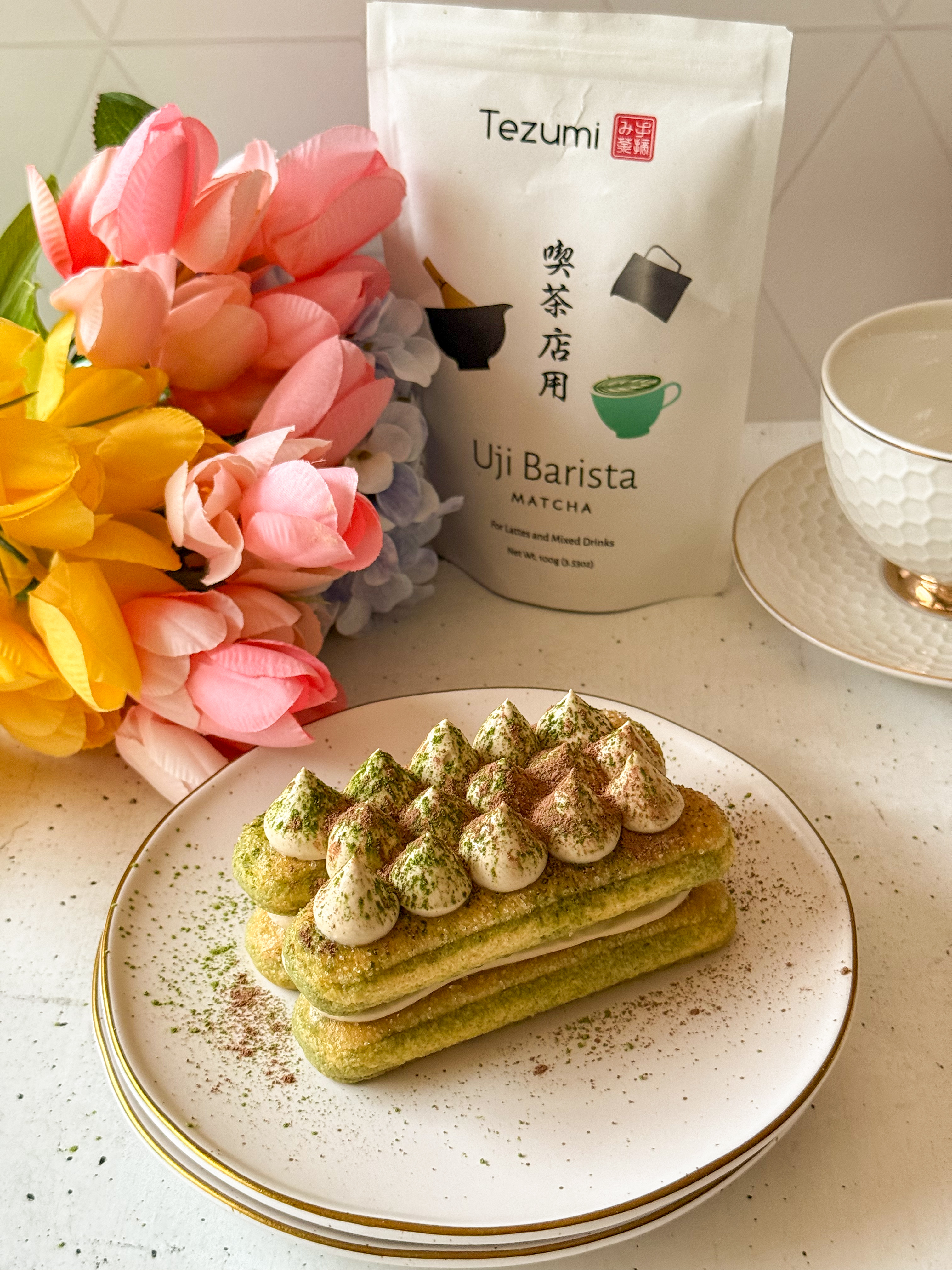 Vietnamese Coffee Matcha Tiramisu