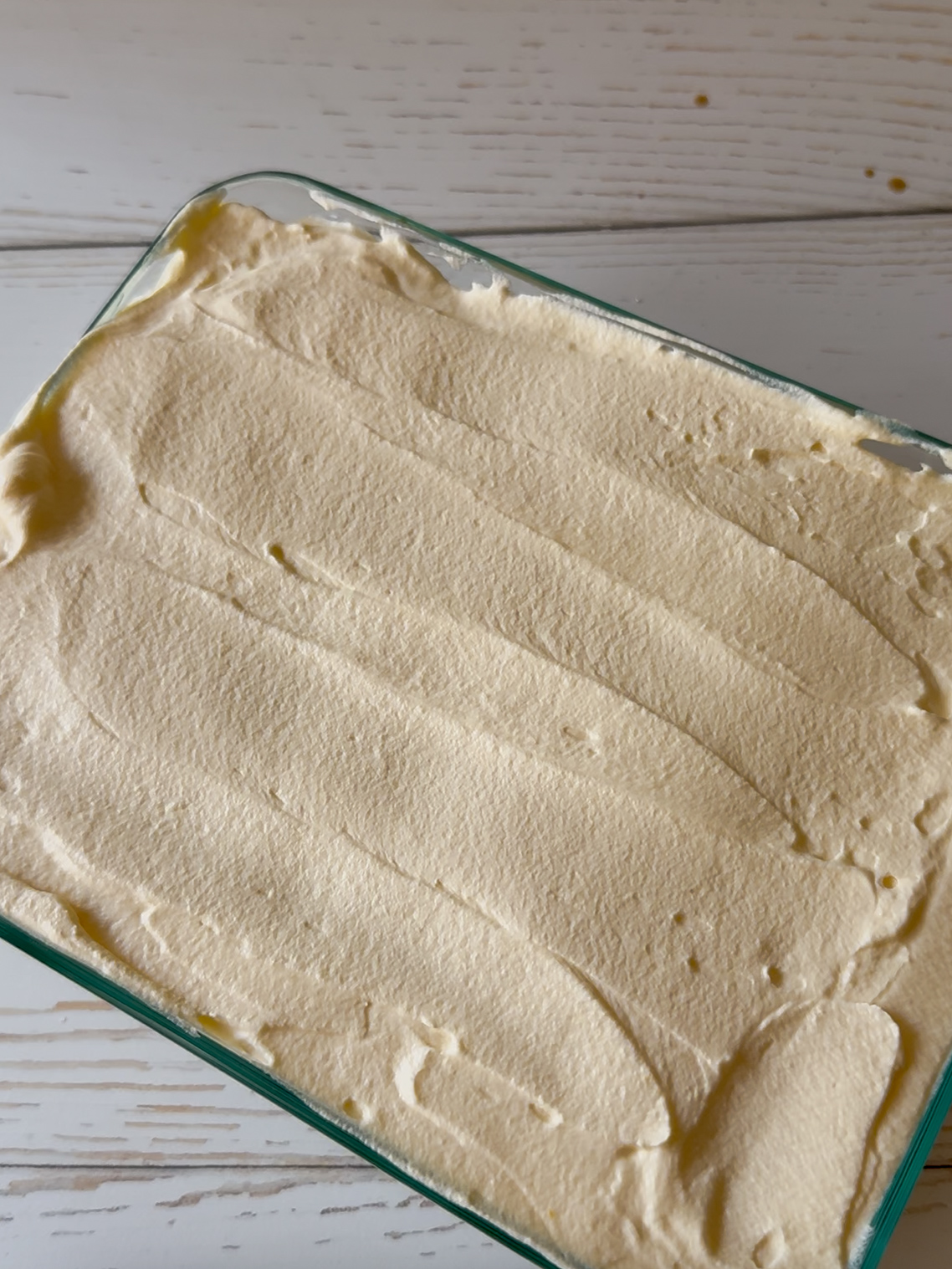 Top with another layer mascarpone cream