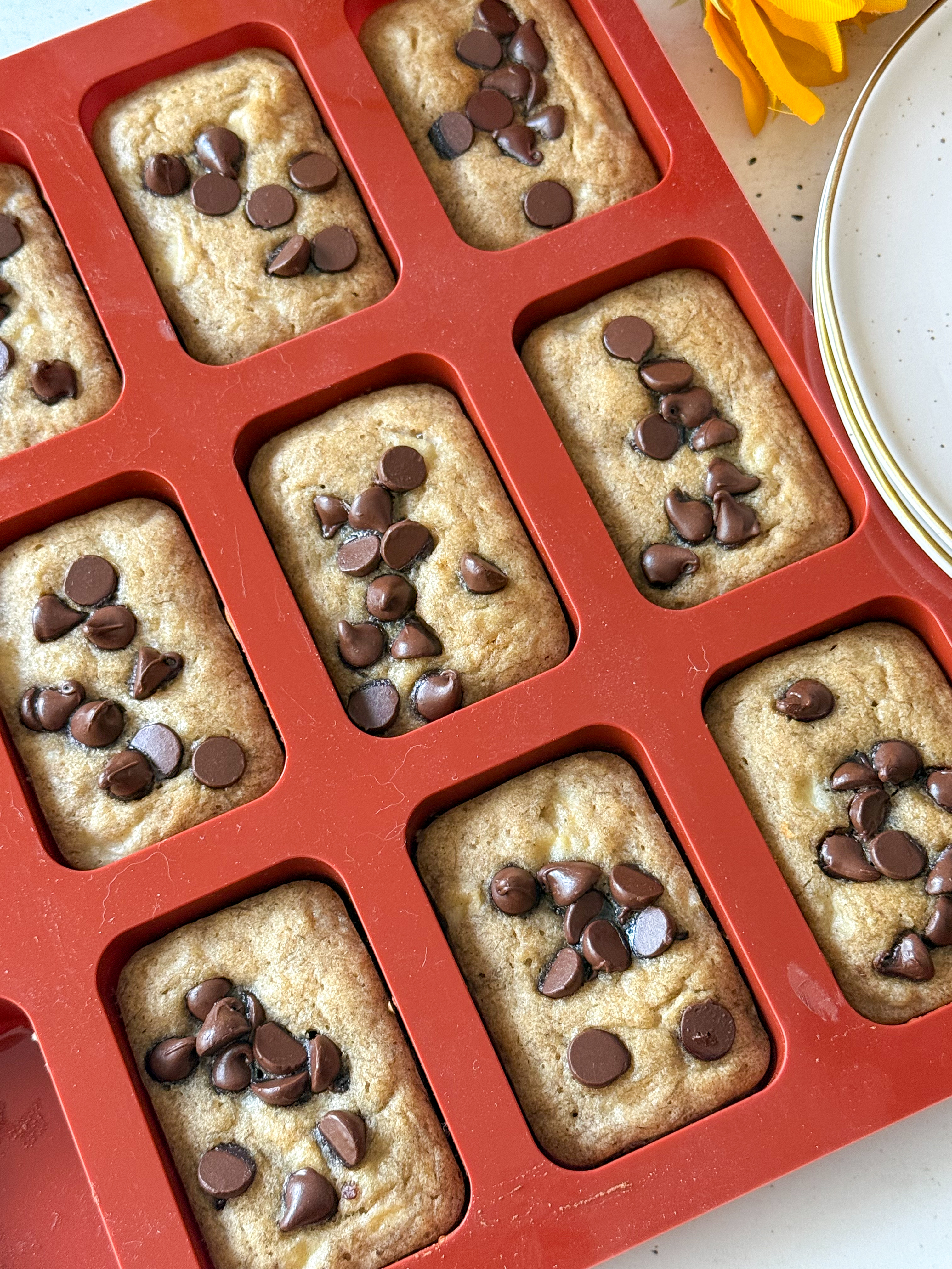 Mini Banana bread using buckwheat flour