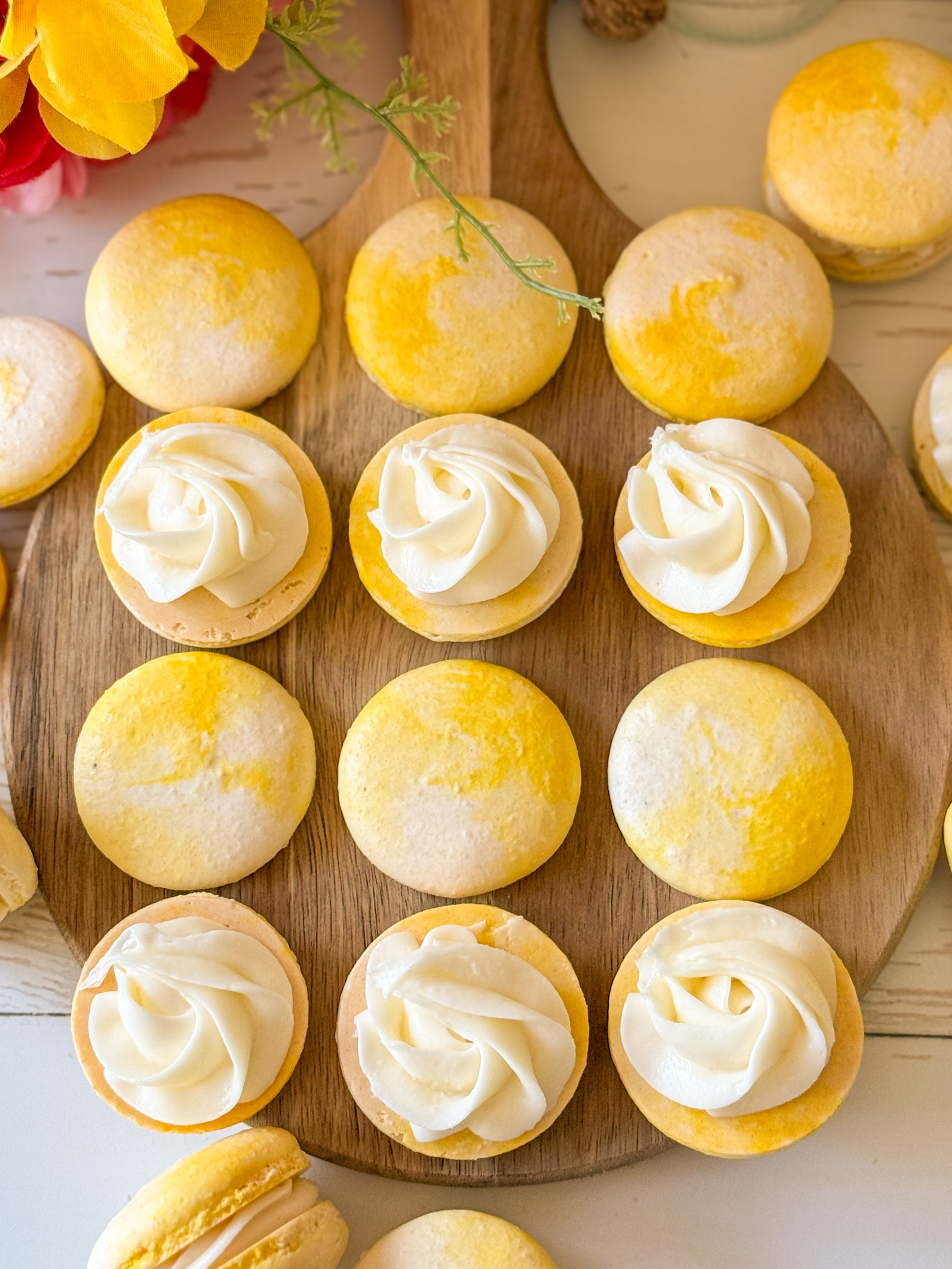 Yuzu Cheesecake Macarons