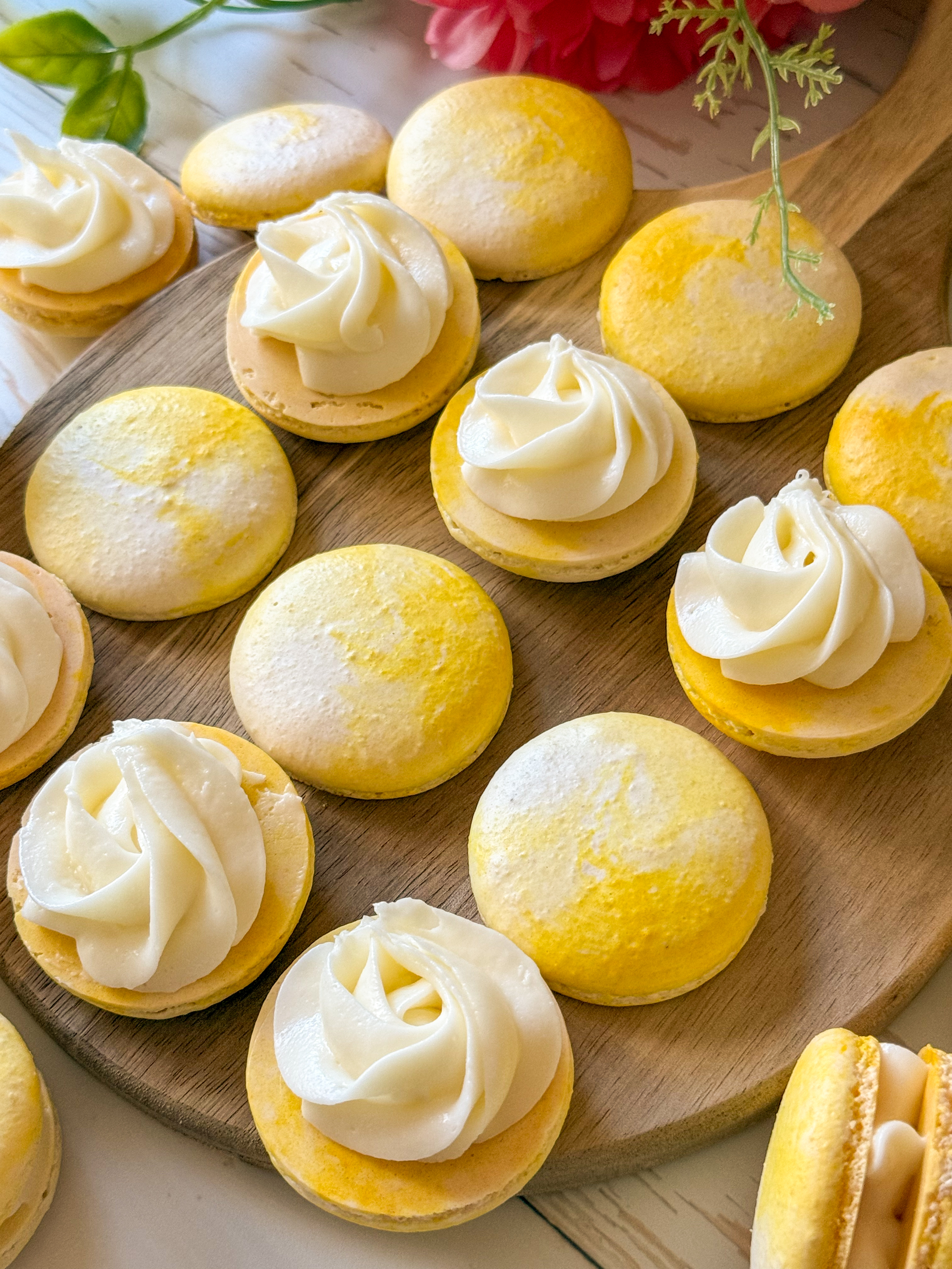 Yuzu Cheesecake Macarons
