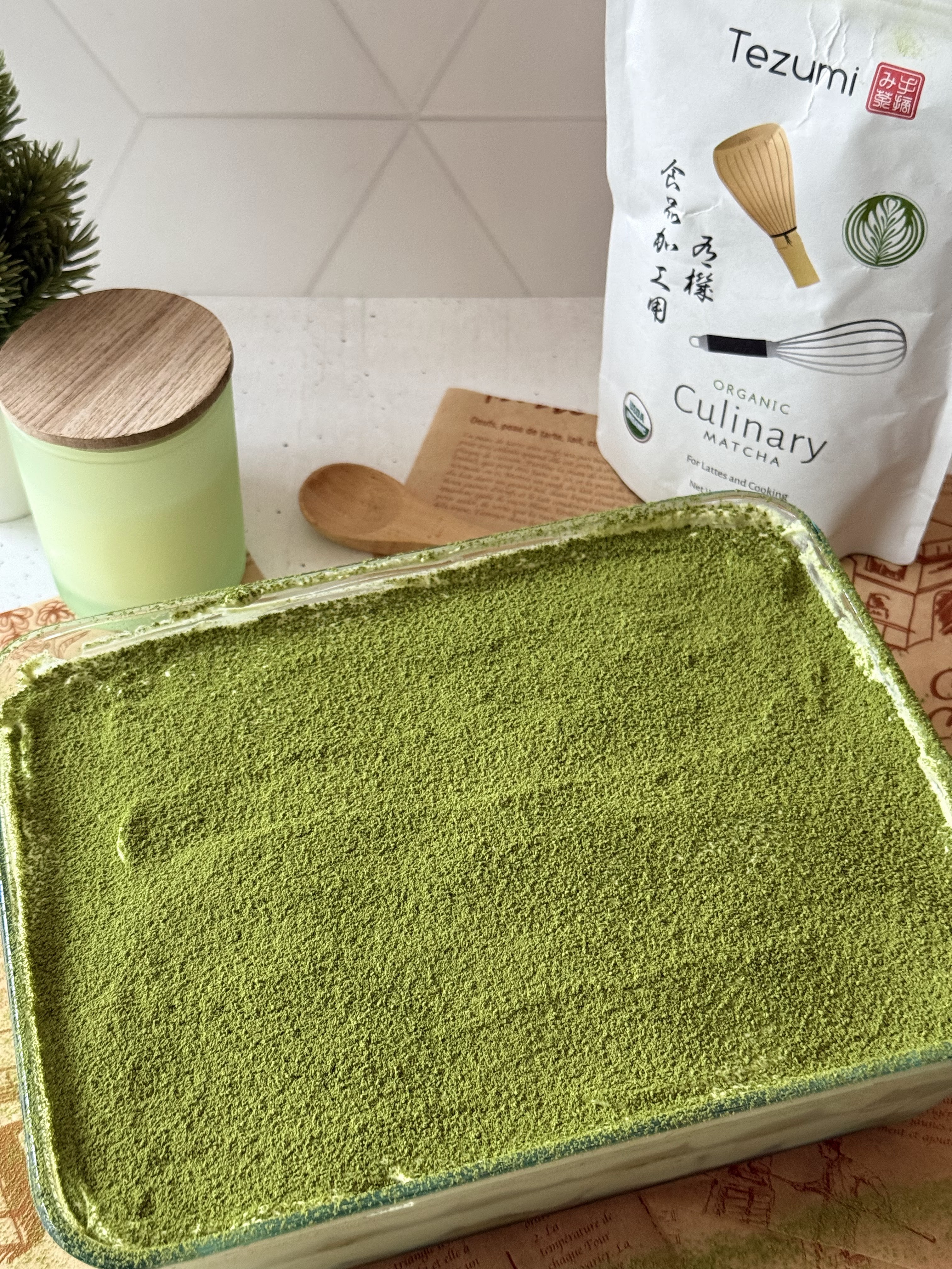 No Bake Matcha Tiramisu