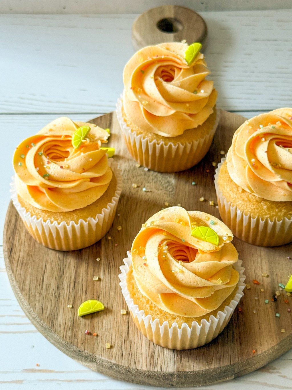 Gluten Free Mango Lime Cupcakes