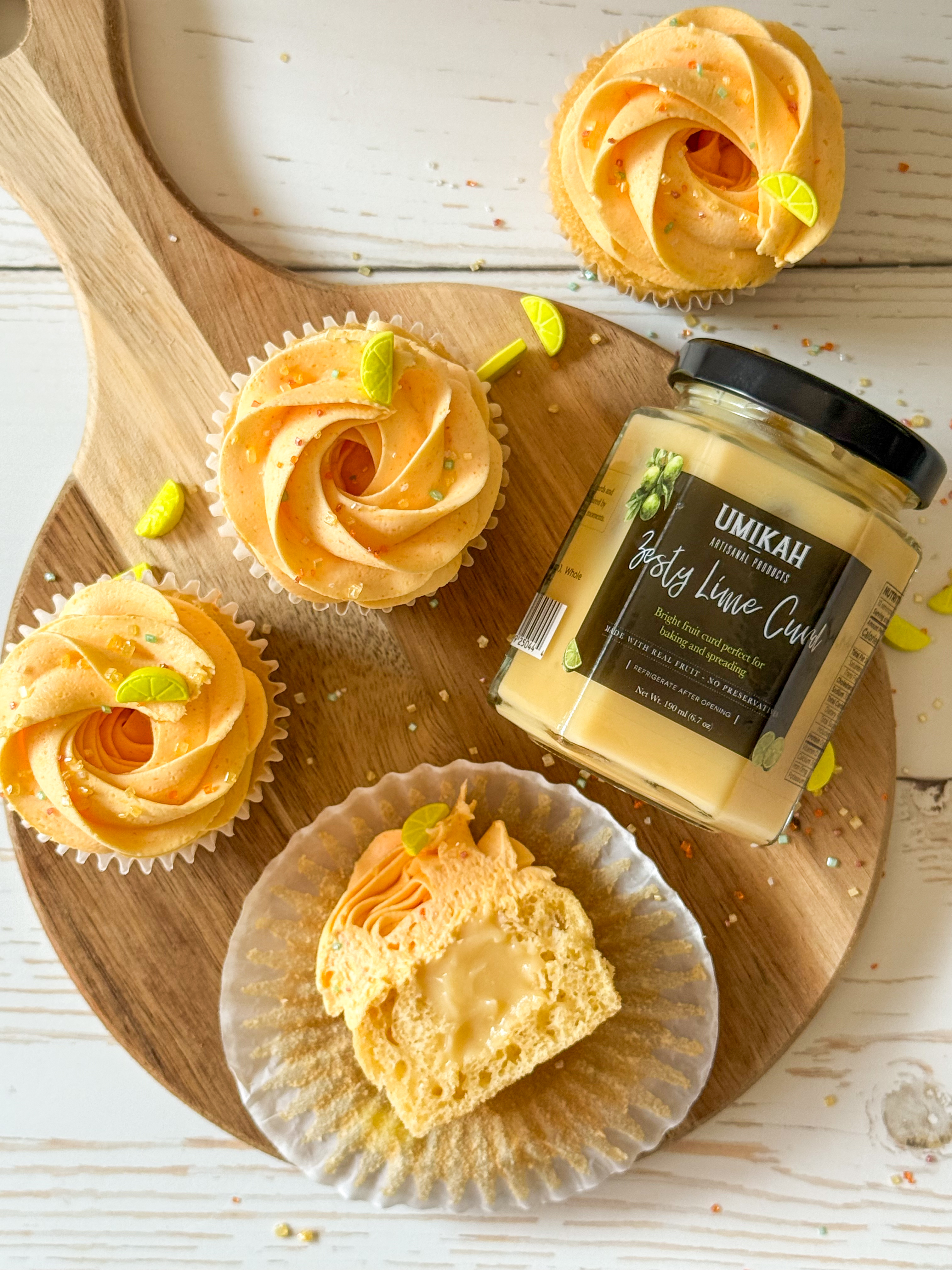 Gluten Free Mango Lime Cupcakes