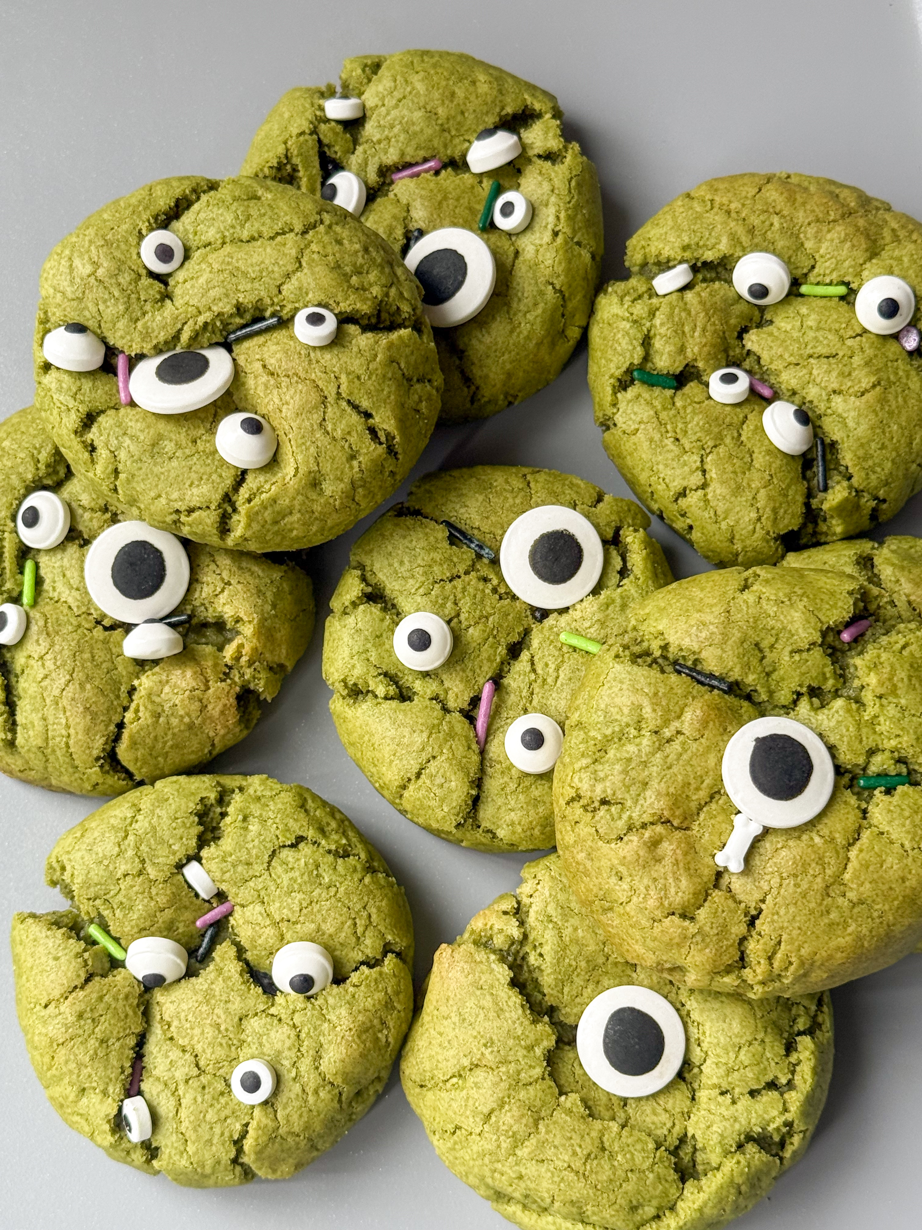 gluten free matcha cookies